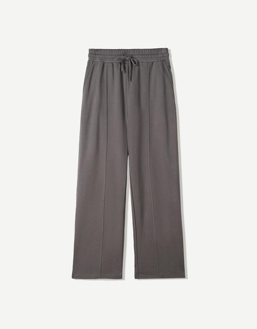 Wide-Leg-Hose-Grau-3