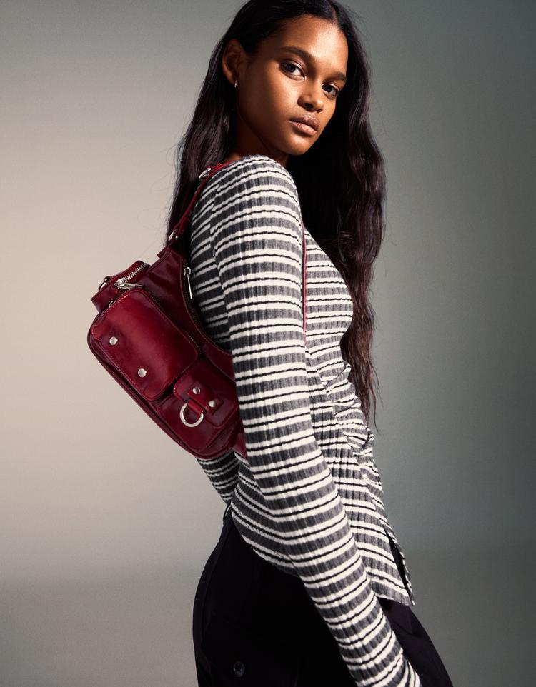 Bolso de hombro multipocket