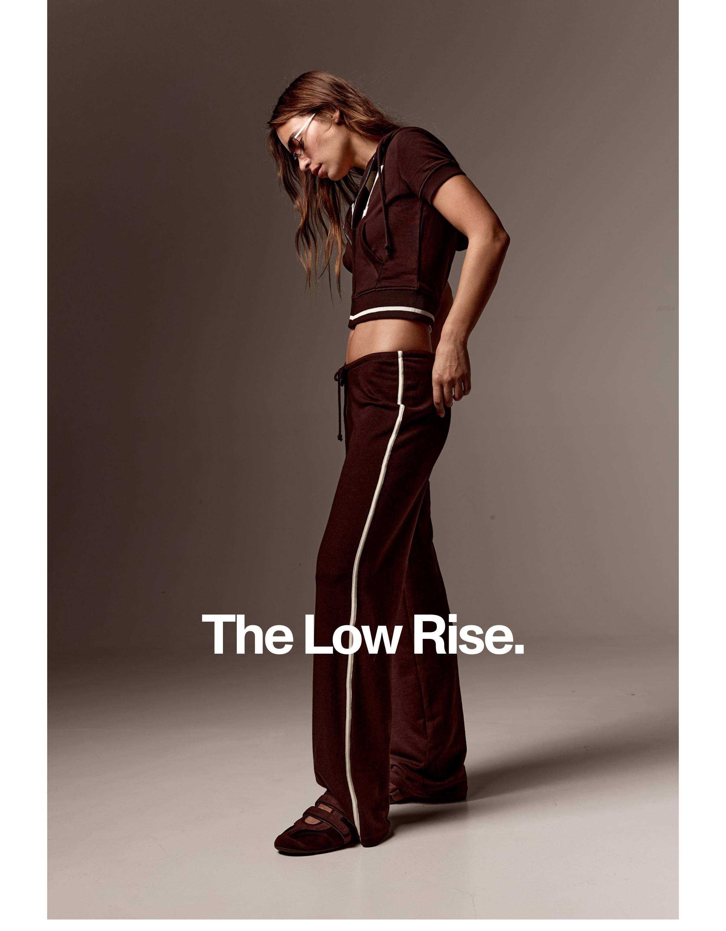 Side-stripe joggers — Brown