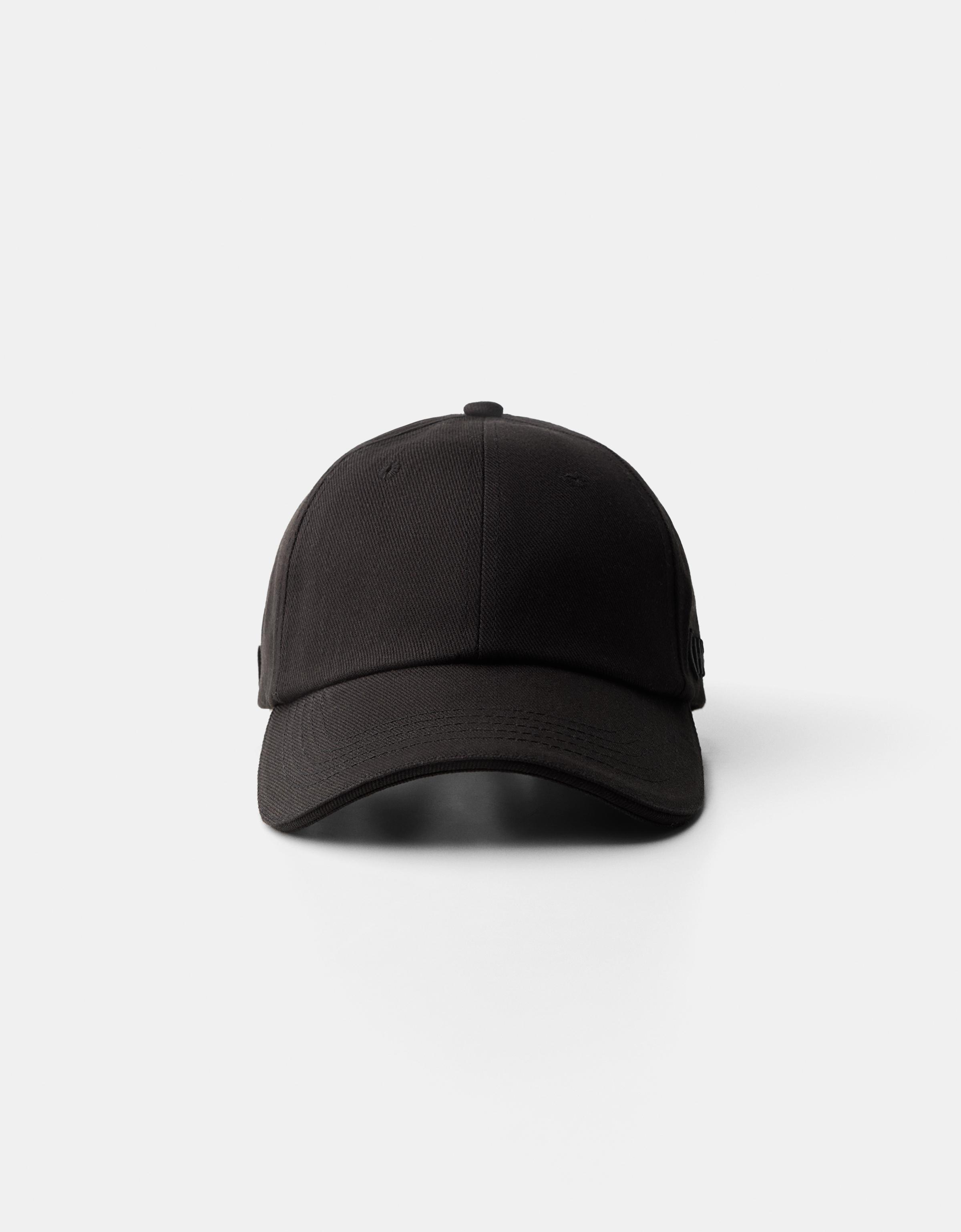 Bershka Besticktes Basecap Herren Schwarz