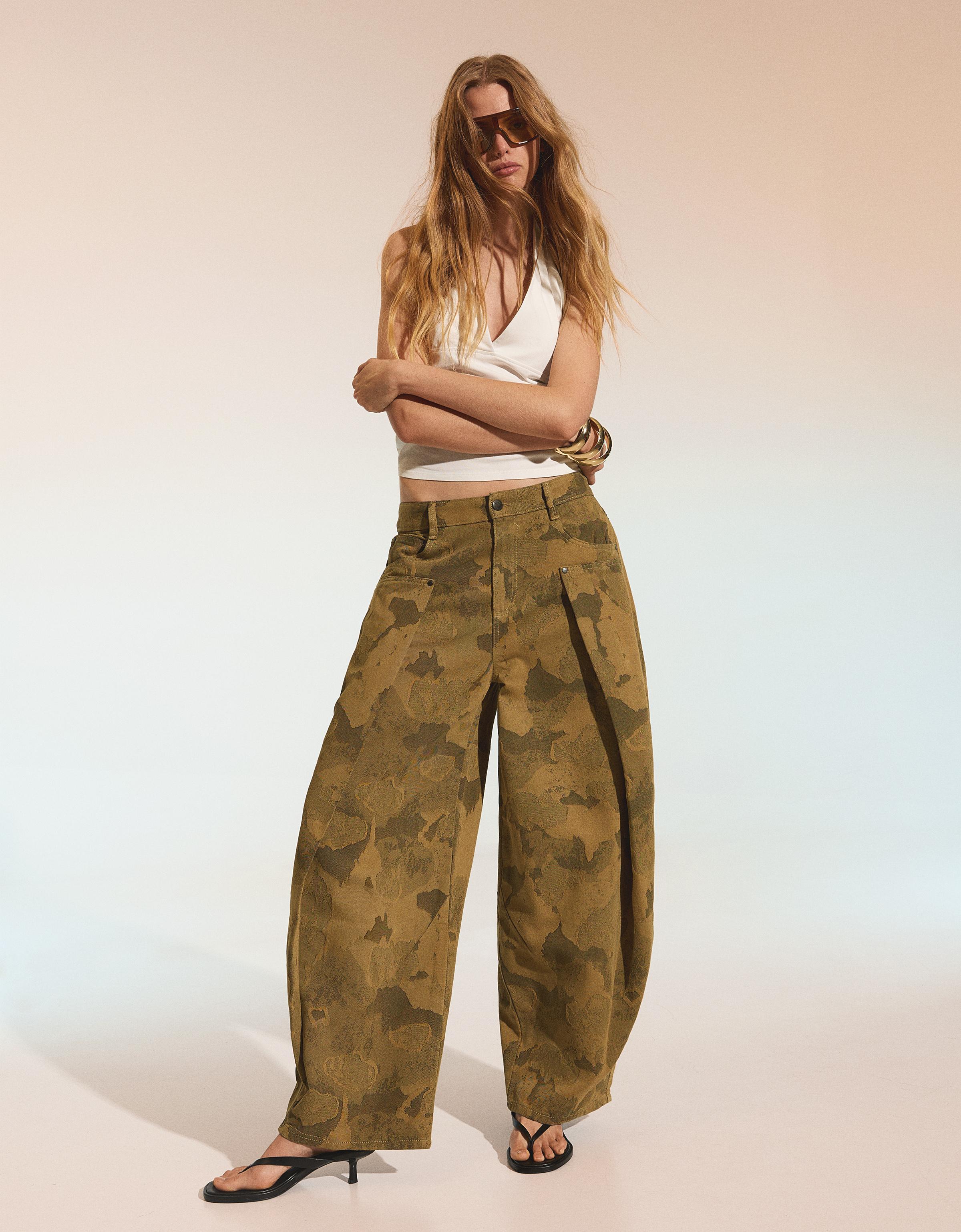 Baskılı balon pantolon - Görsel 22