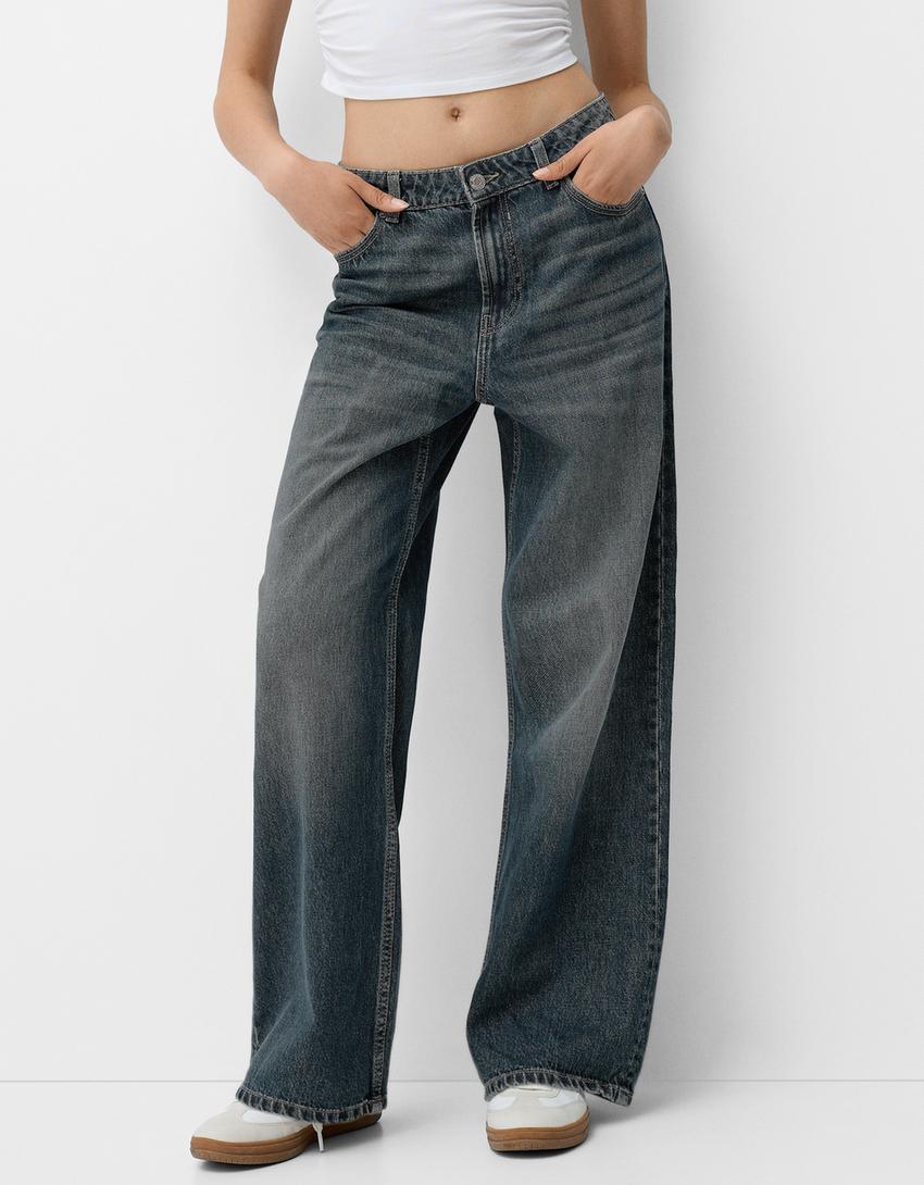 Baggy jeans-Green