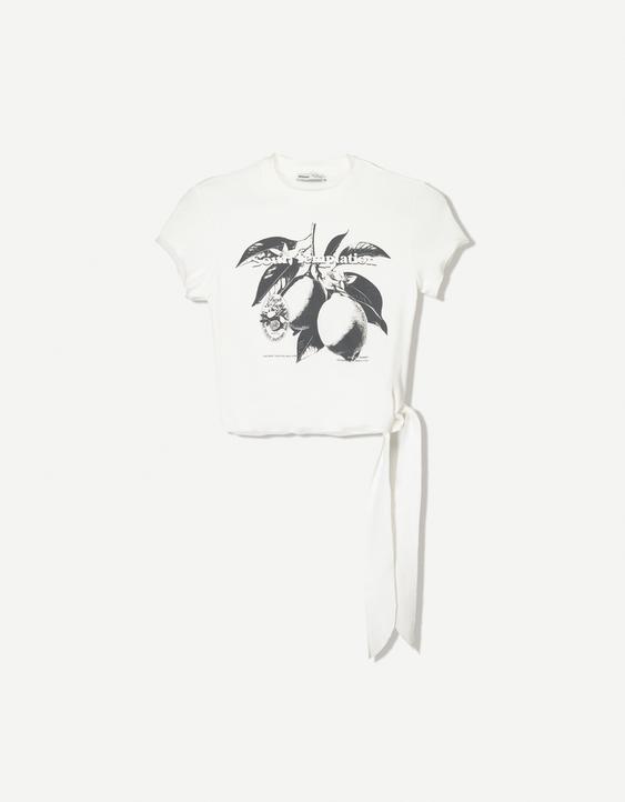 become tree SHORT へぇ SLEEVE CROPED SHIRTS