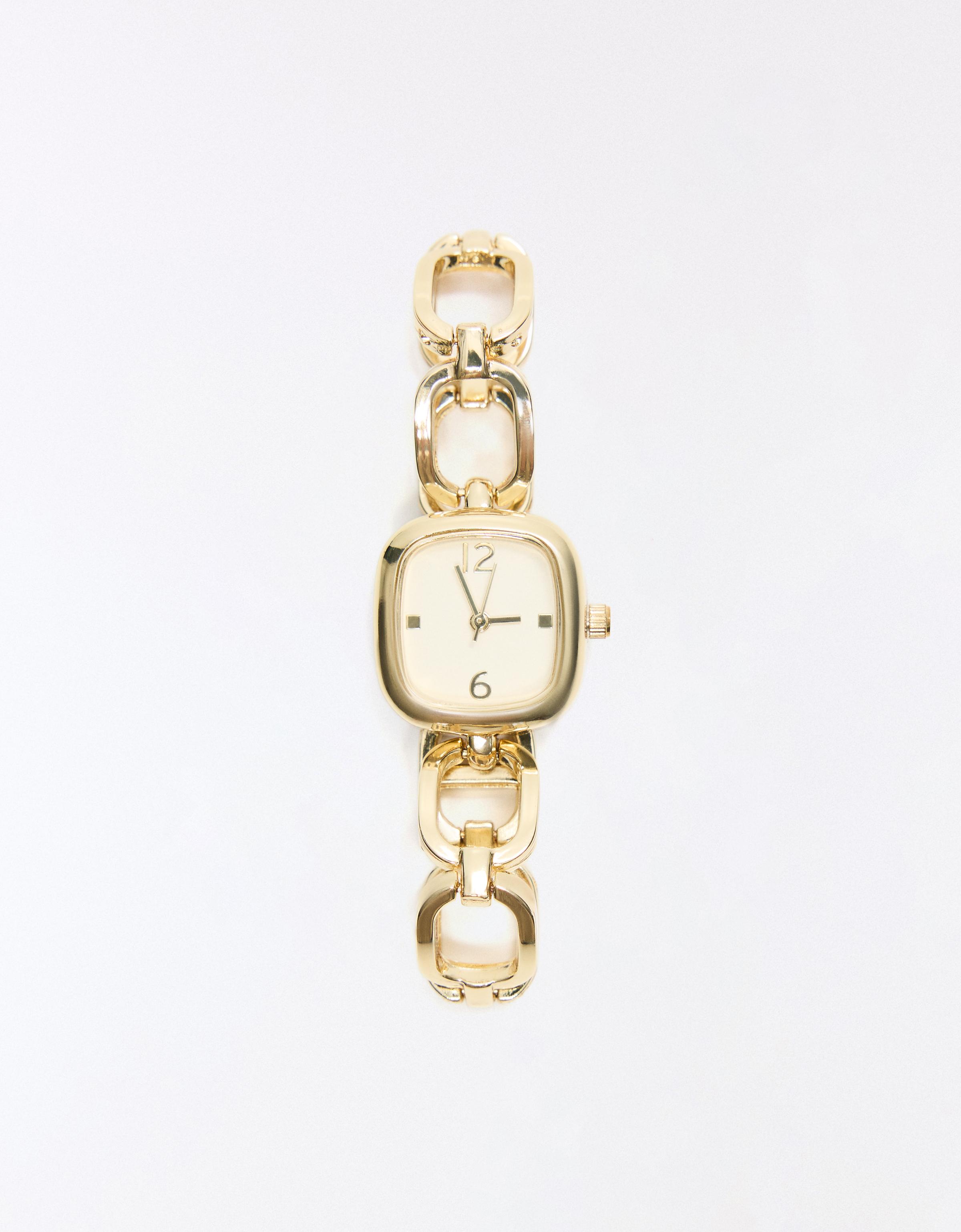 Chain watch bracelet — Gold