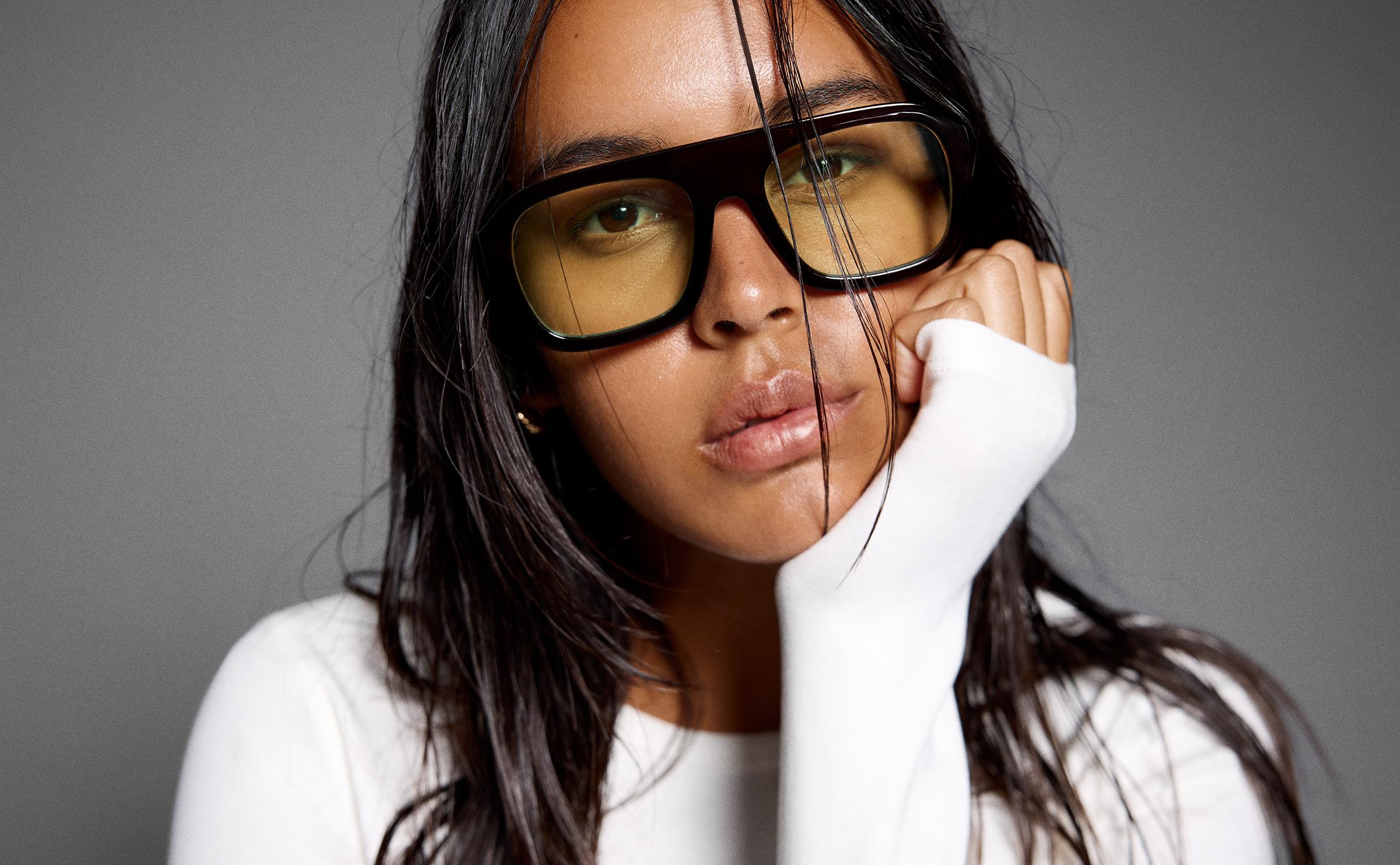 Resin sunglasses