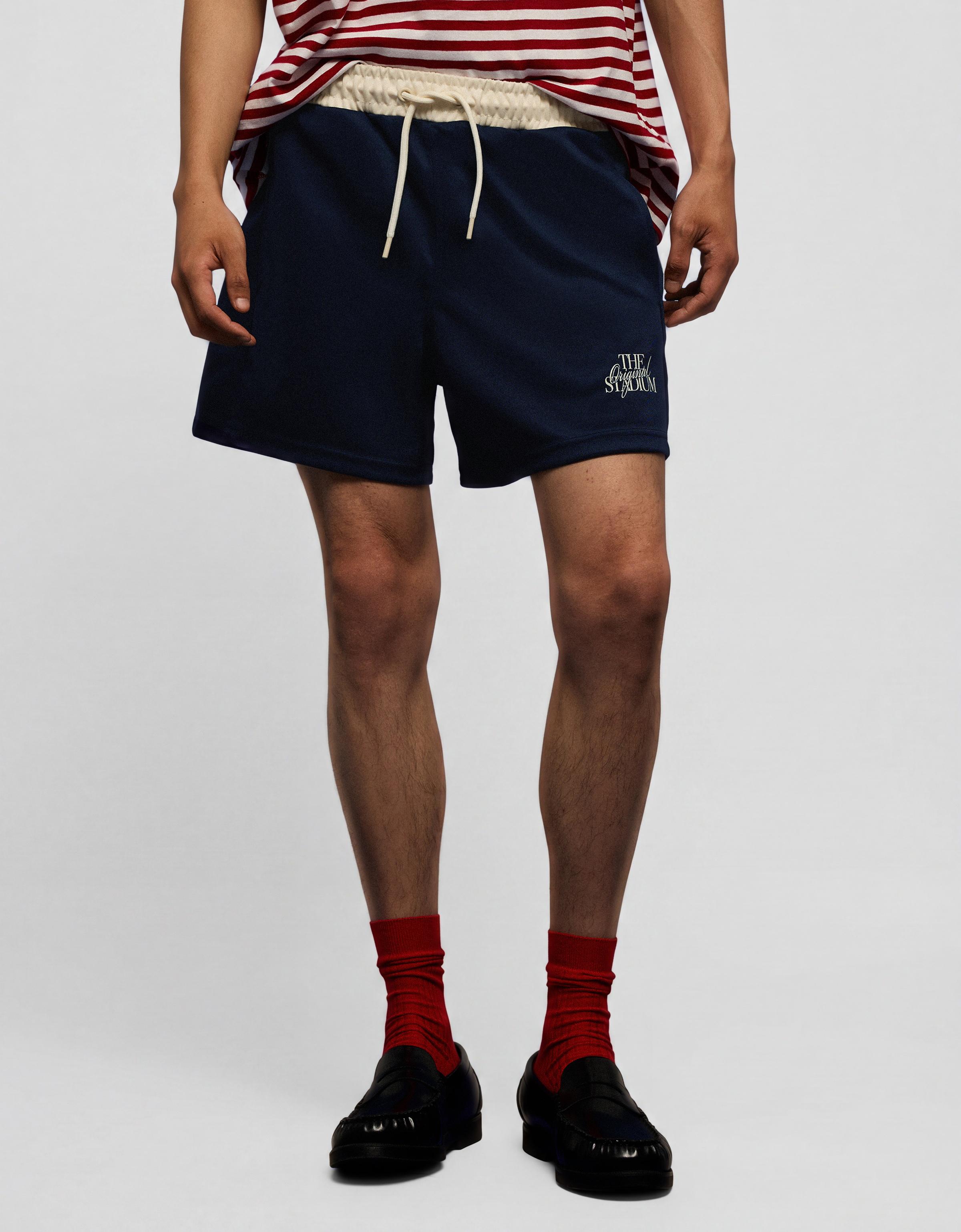Short patch Bermuda shorts — Navy