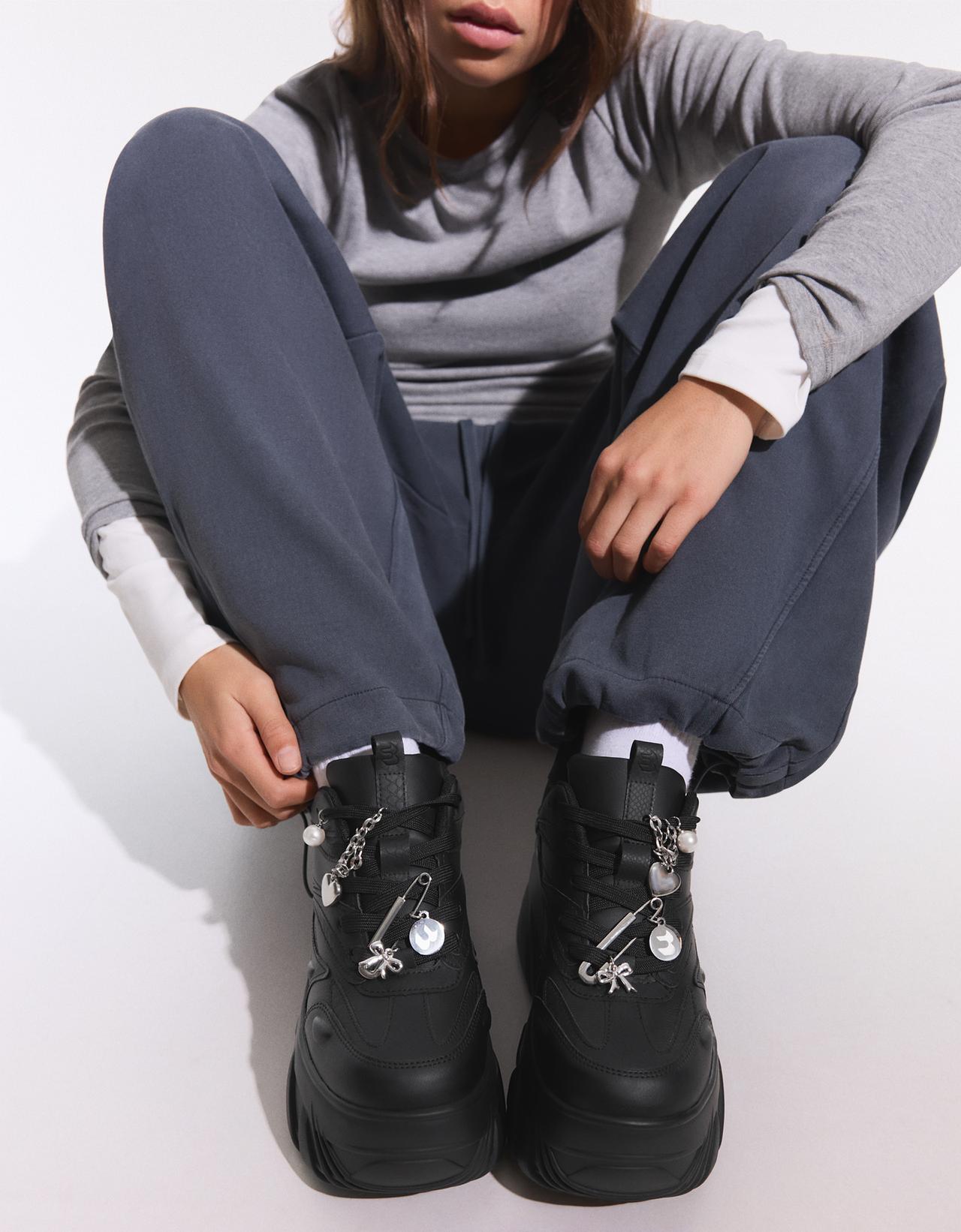 XL platform trainers — BLACK