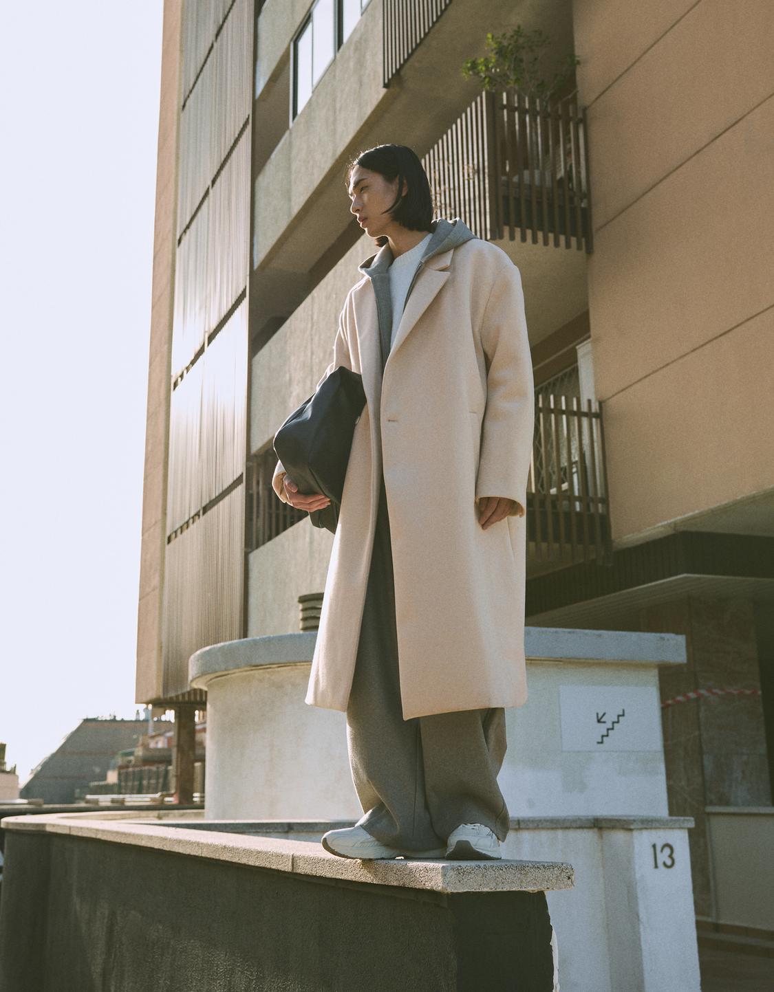 Abrigo paño cruzado