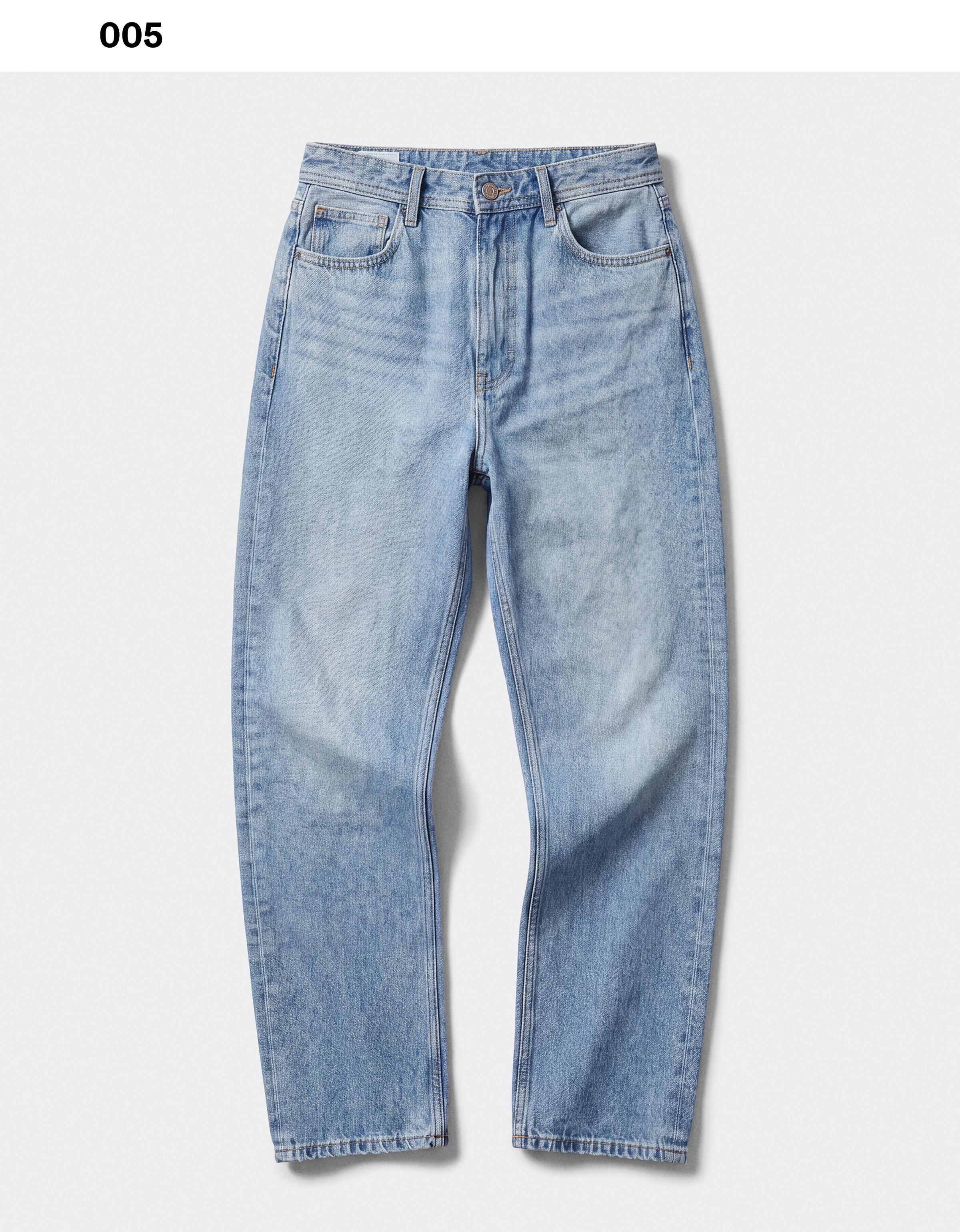 Bershka Straight fit jean görsel 8