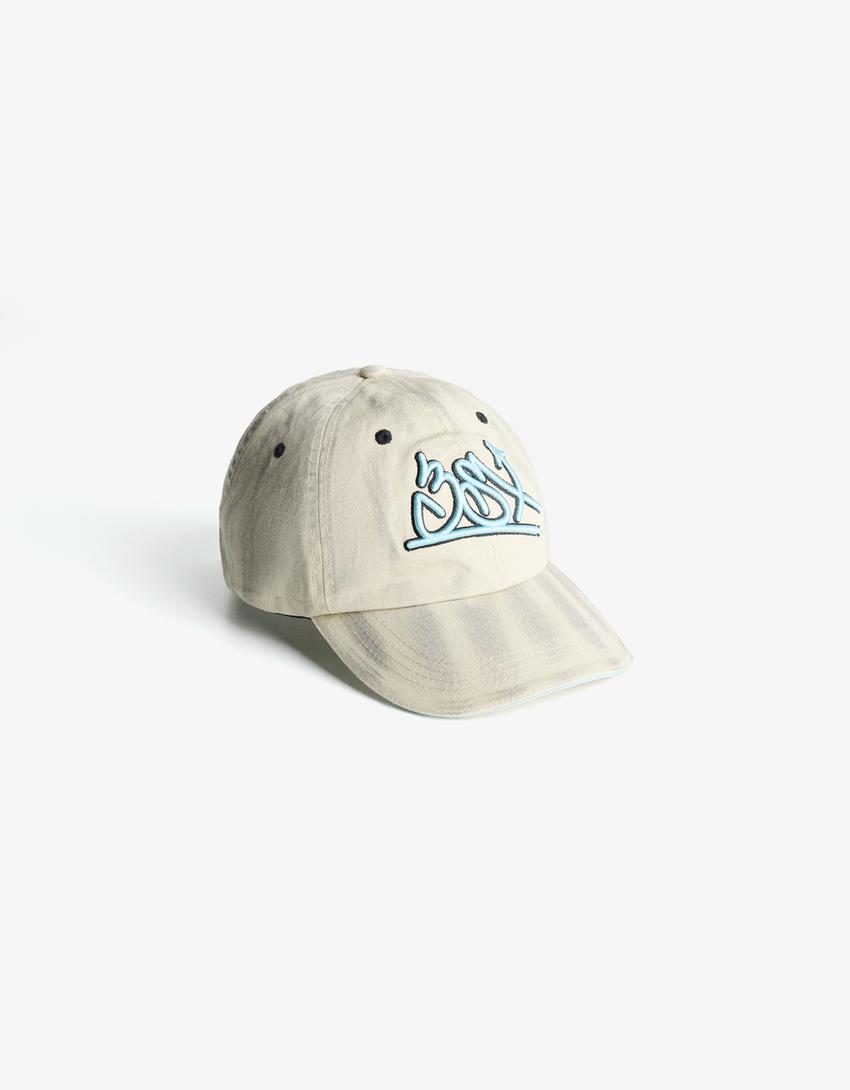 CASQUETTE LAVÉE BRODERIE-Pierre