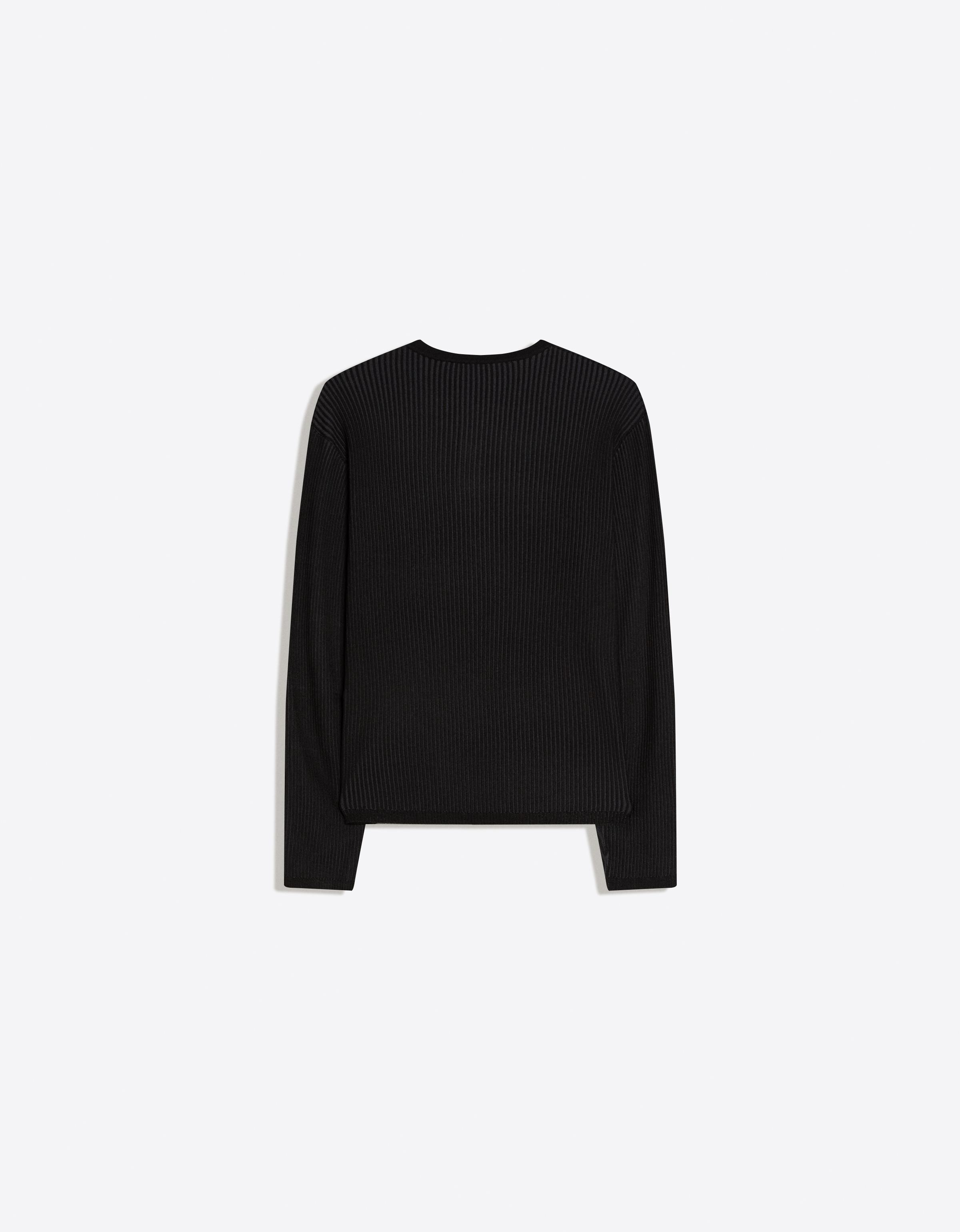 Düğmeli yaka baskılı kazak - Görsel 39