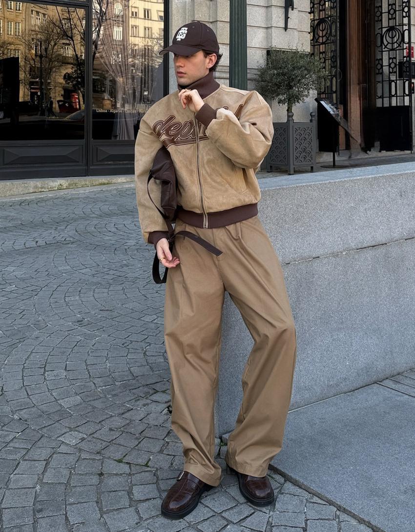 Gorra bordada-Marrón