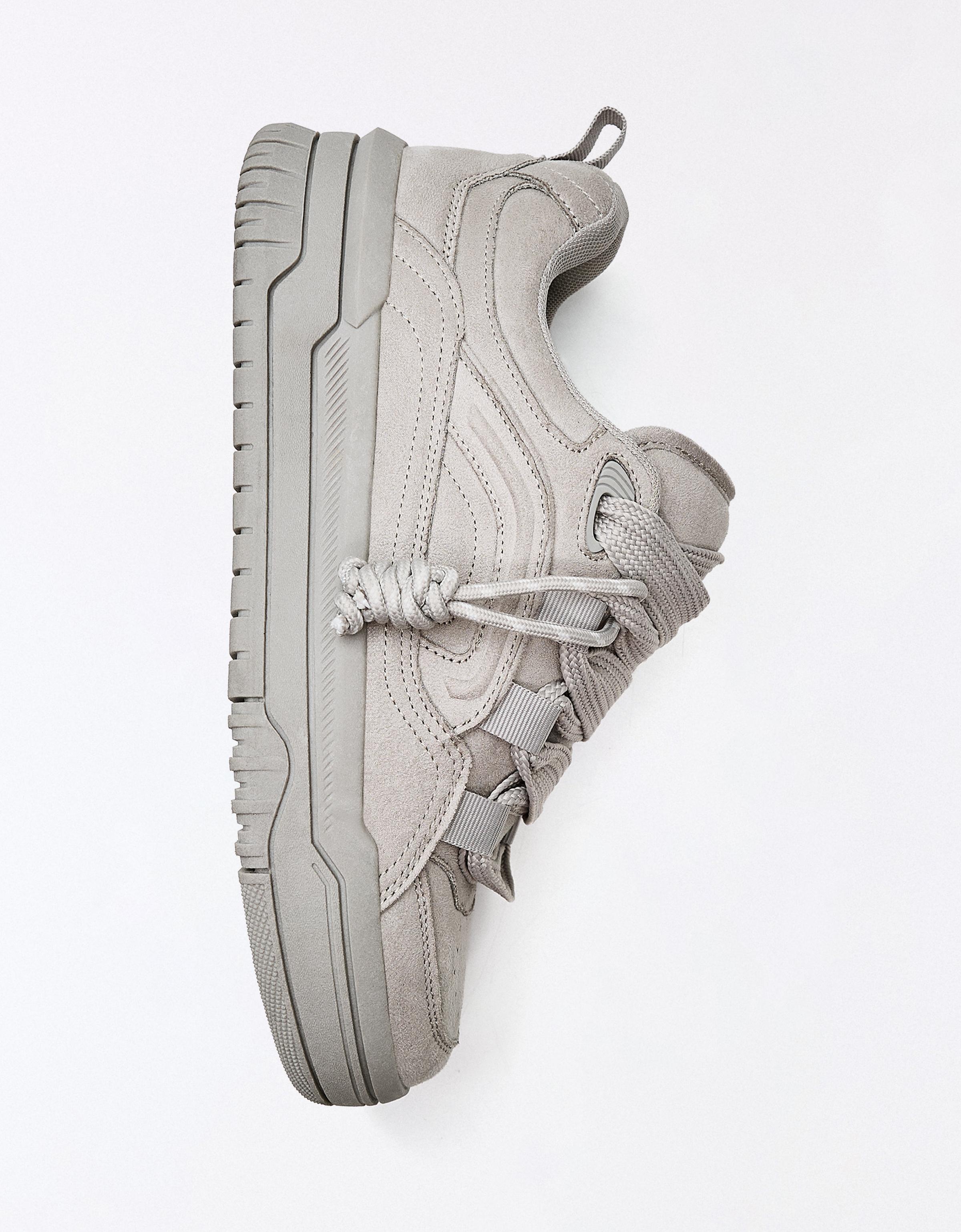 Chunky skate trainers — Grey