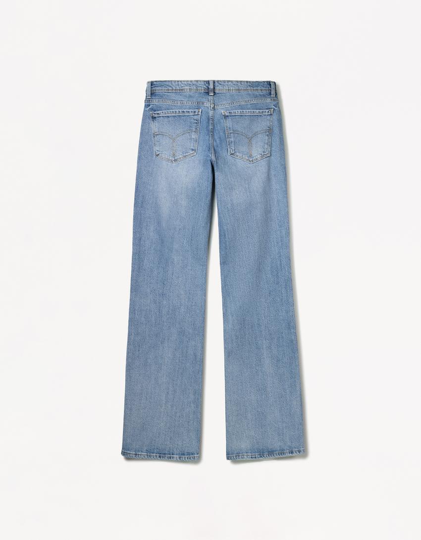 Jeansy bootcut low waist
