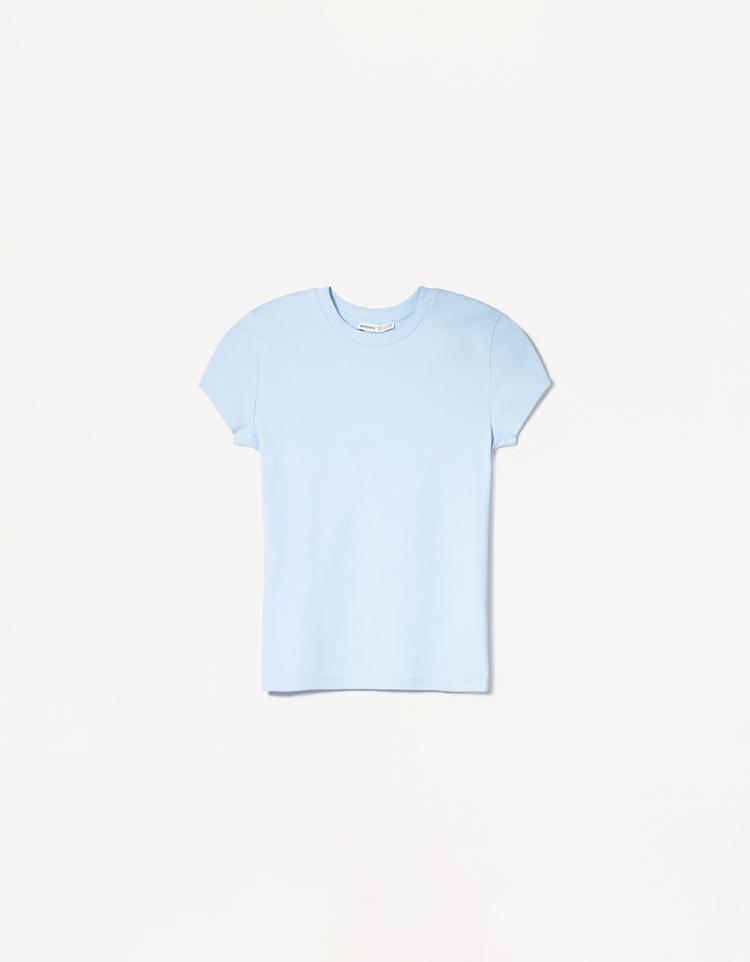 Camiseta manga corta cuello redondo