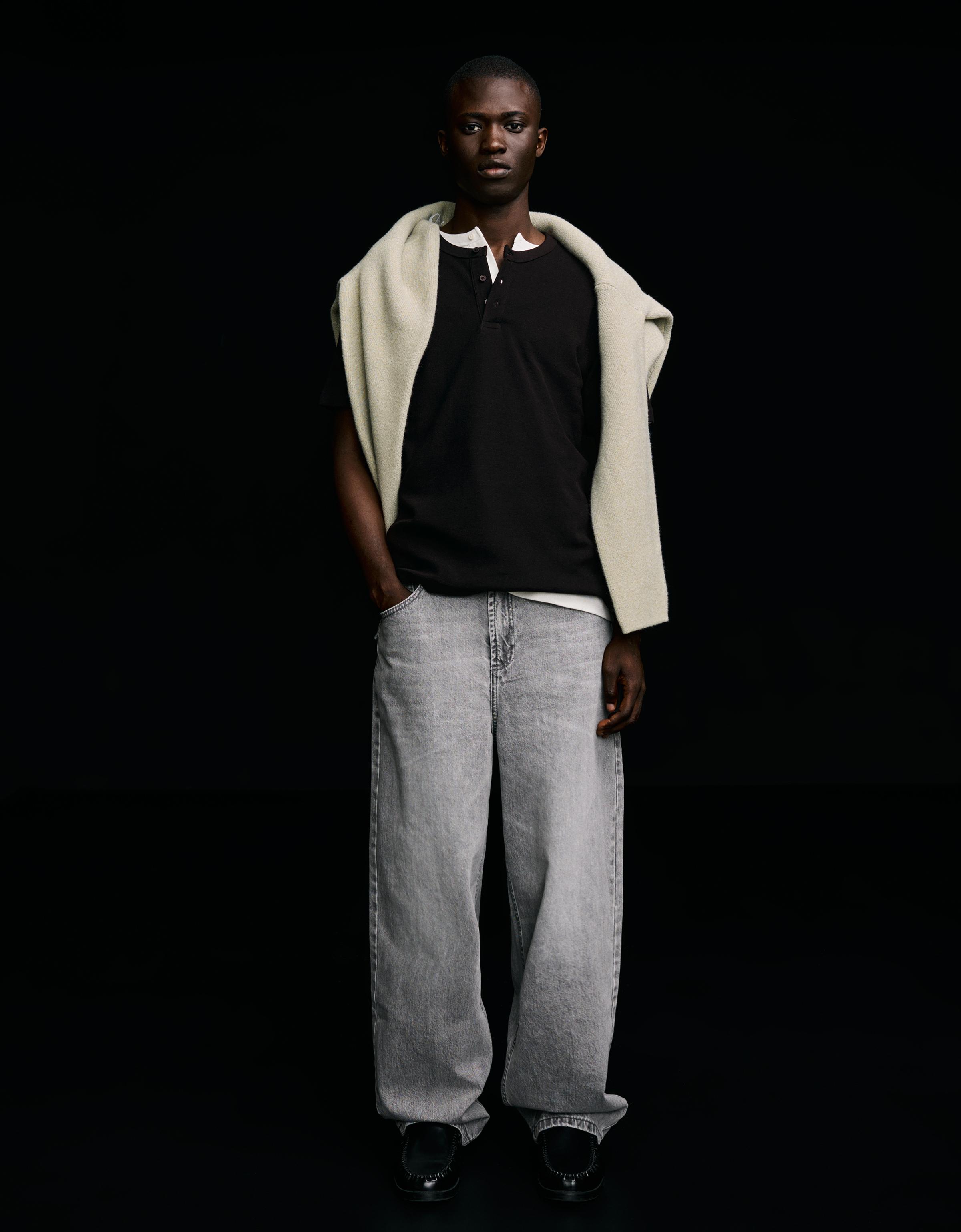 Kısa kollu gofre ekmekçi tişört - Görsel 67