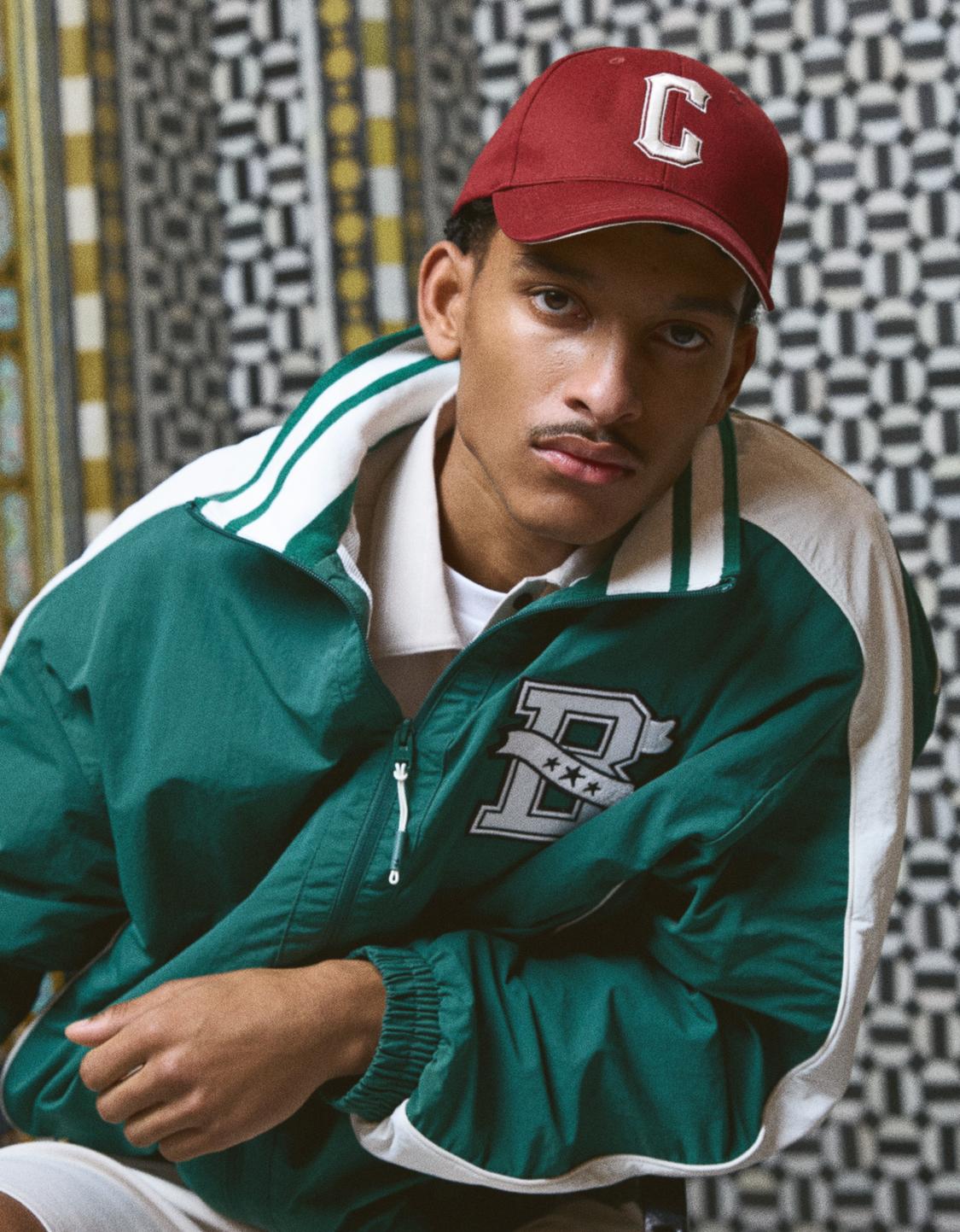 Lightweight ribbed technical jacket