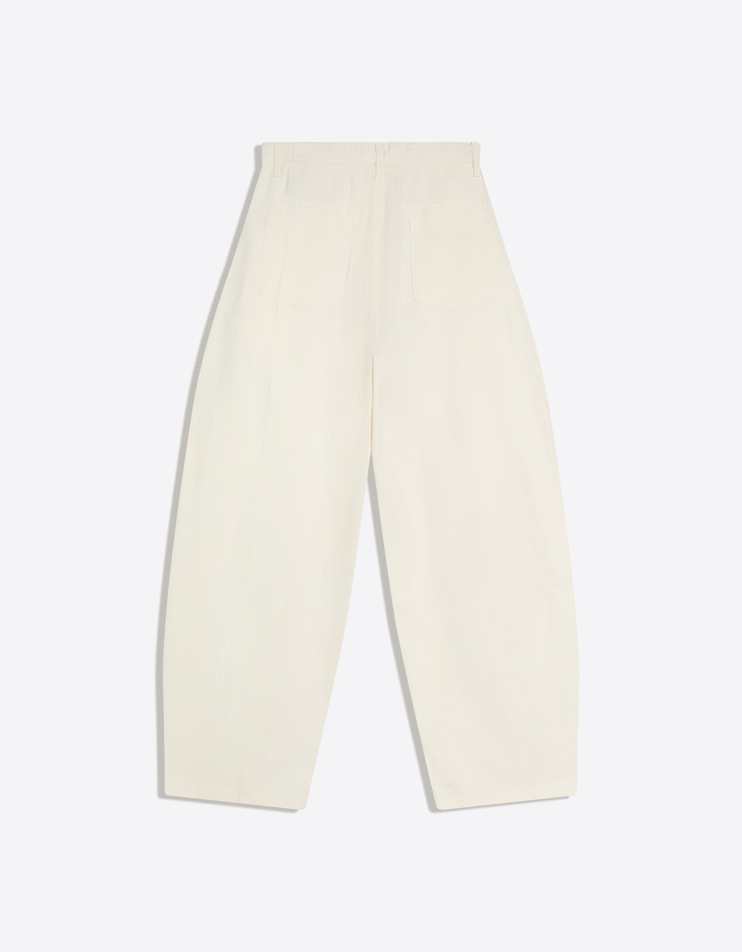 Ketenli super baggy fit pantolon - Görsel 52