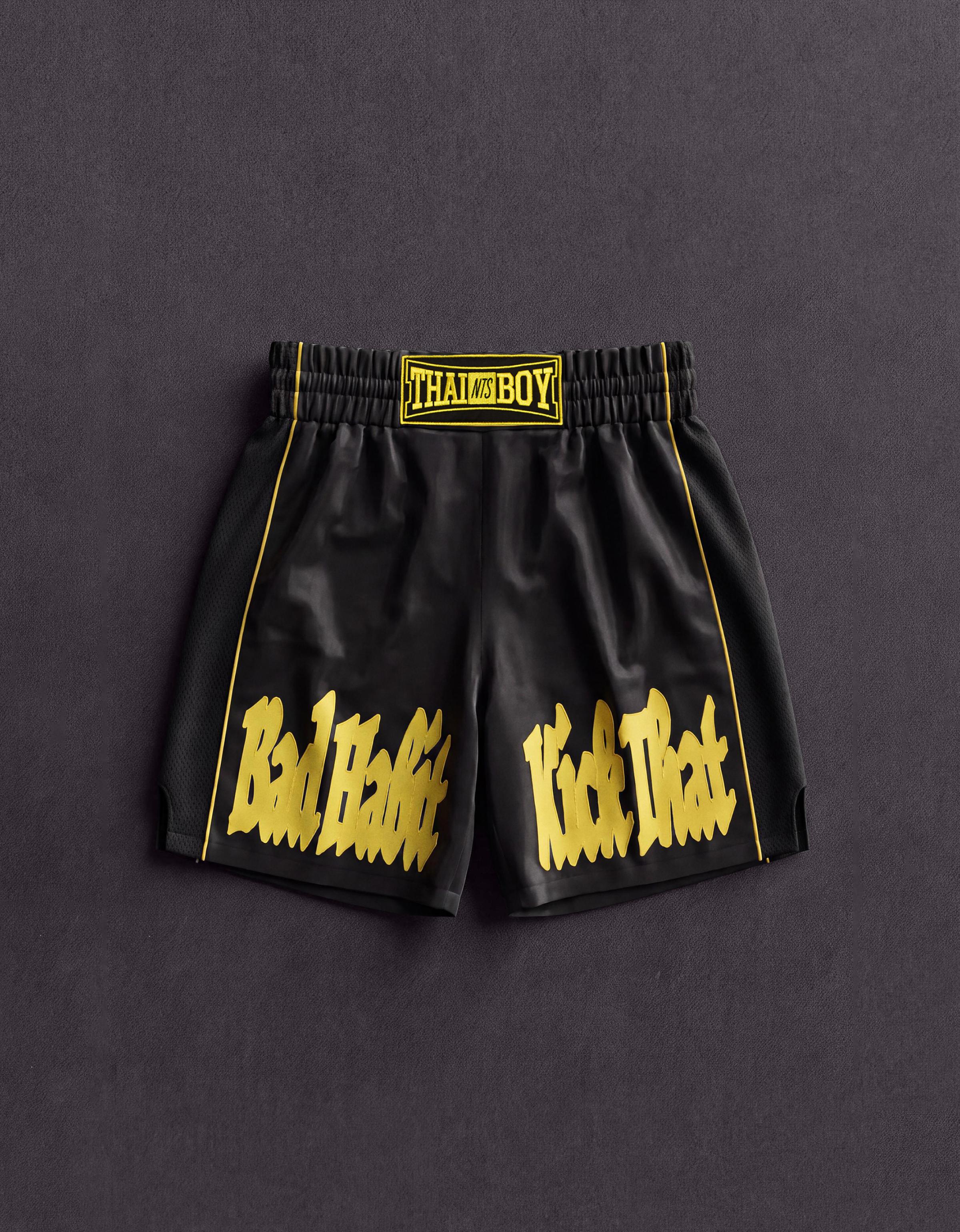 Boxy Bermuda shorts NTS X THAIBOY DIGITAL — Black