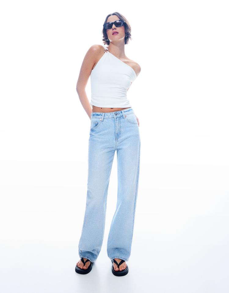 Parlak straight fit crop jean