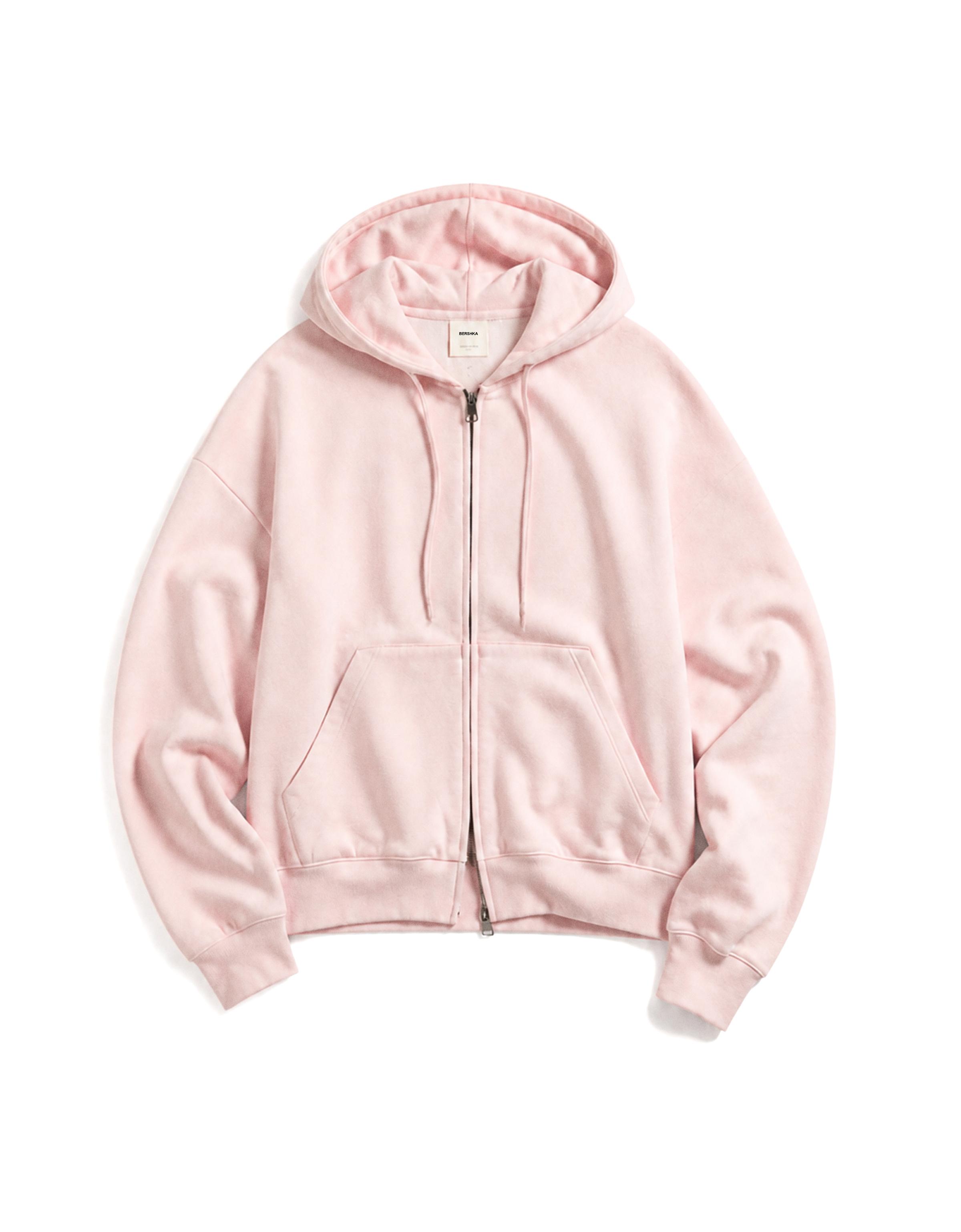 Zip-up hoodie — Pink