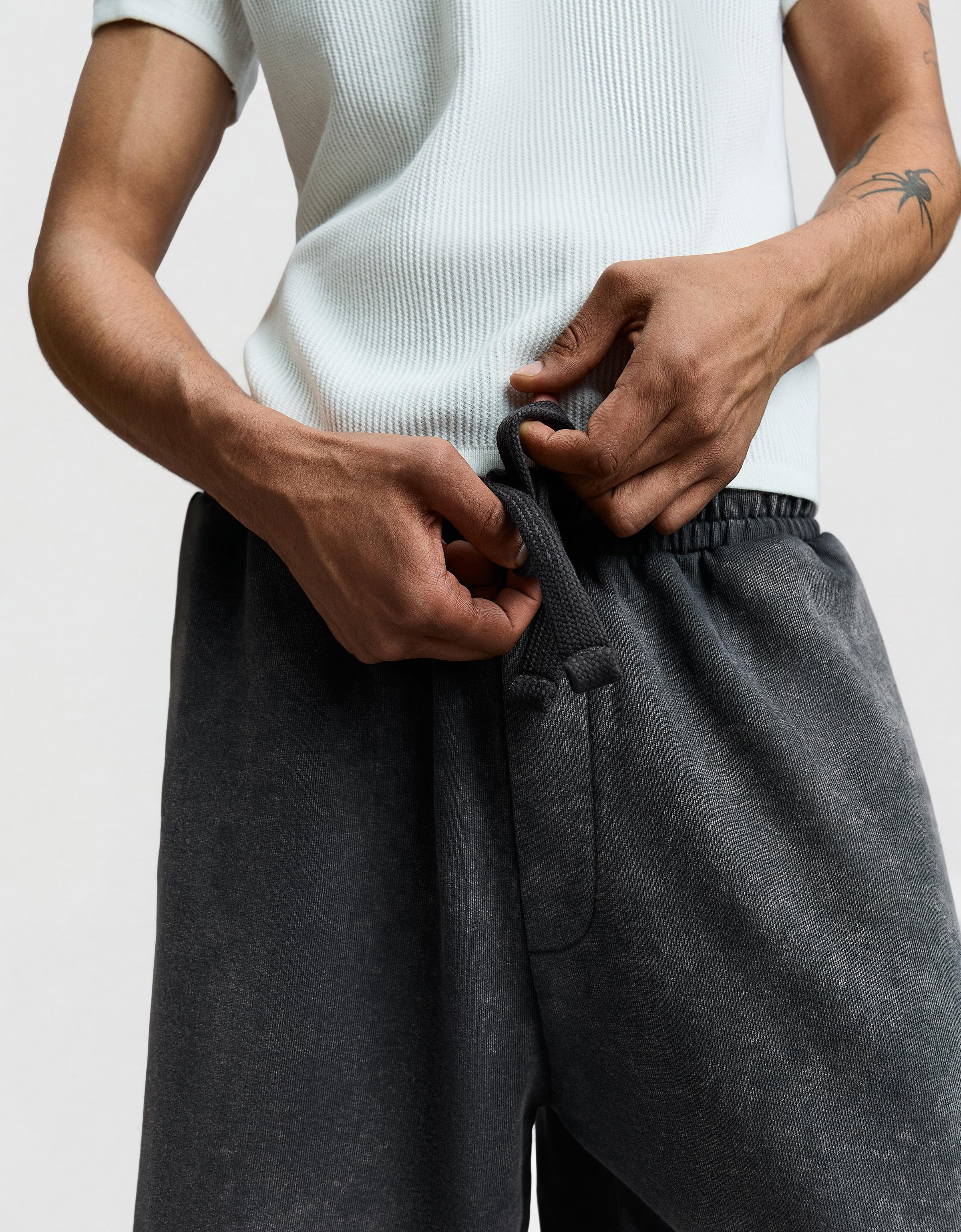 Jogger Bermuda shorts — Grey