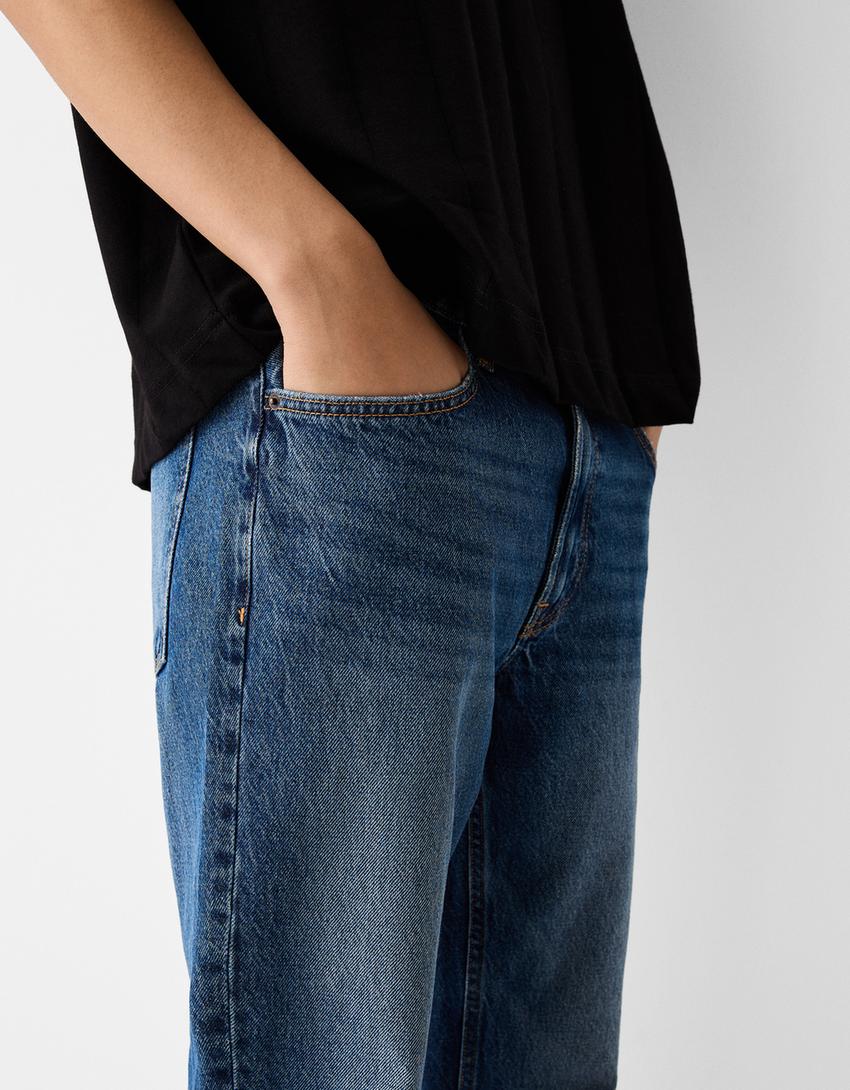 Jeans straight-Azul-3