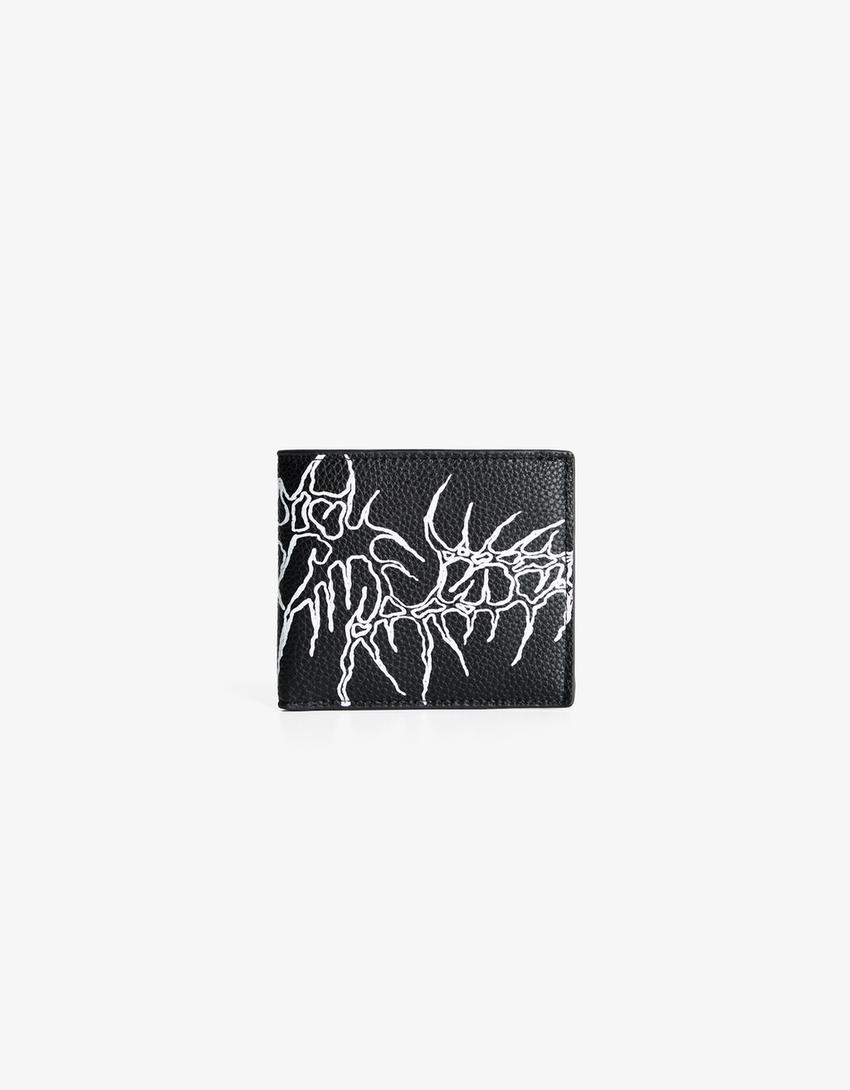 Portefeuille similicuir-Noir