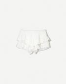 Textured boho skort