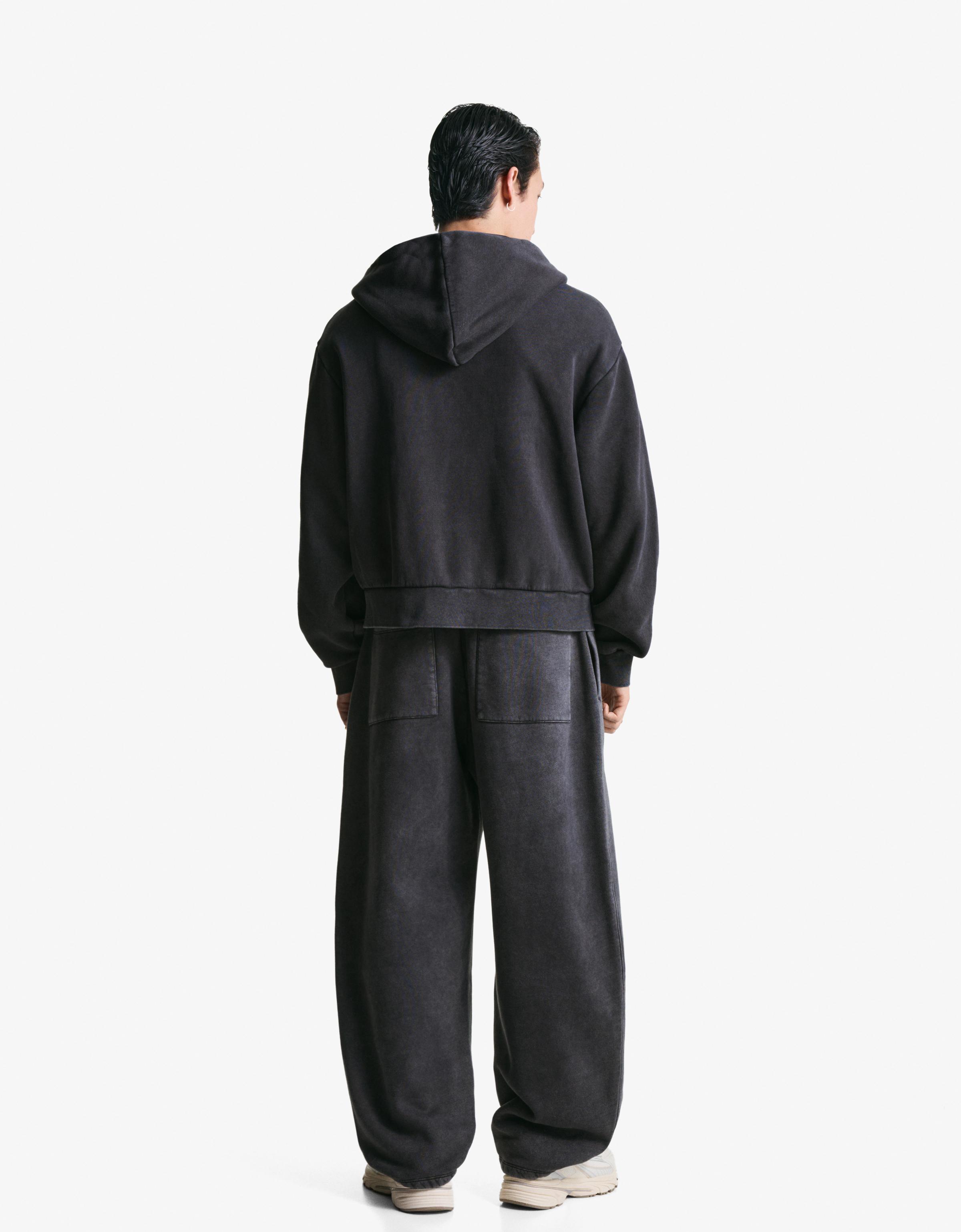 Cropped boxy-fit zip-up sweatshirt - Sweatshirts & Hoodies