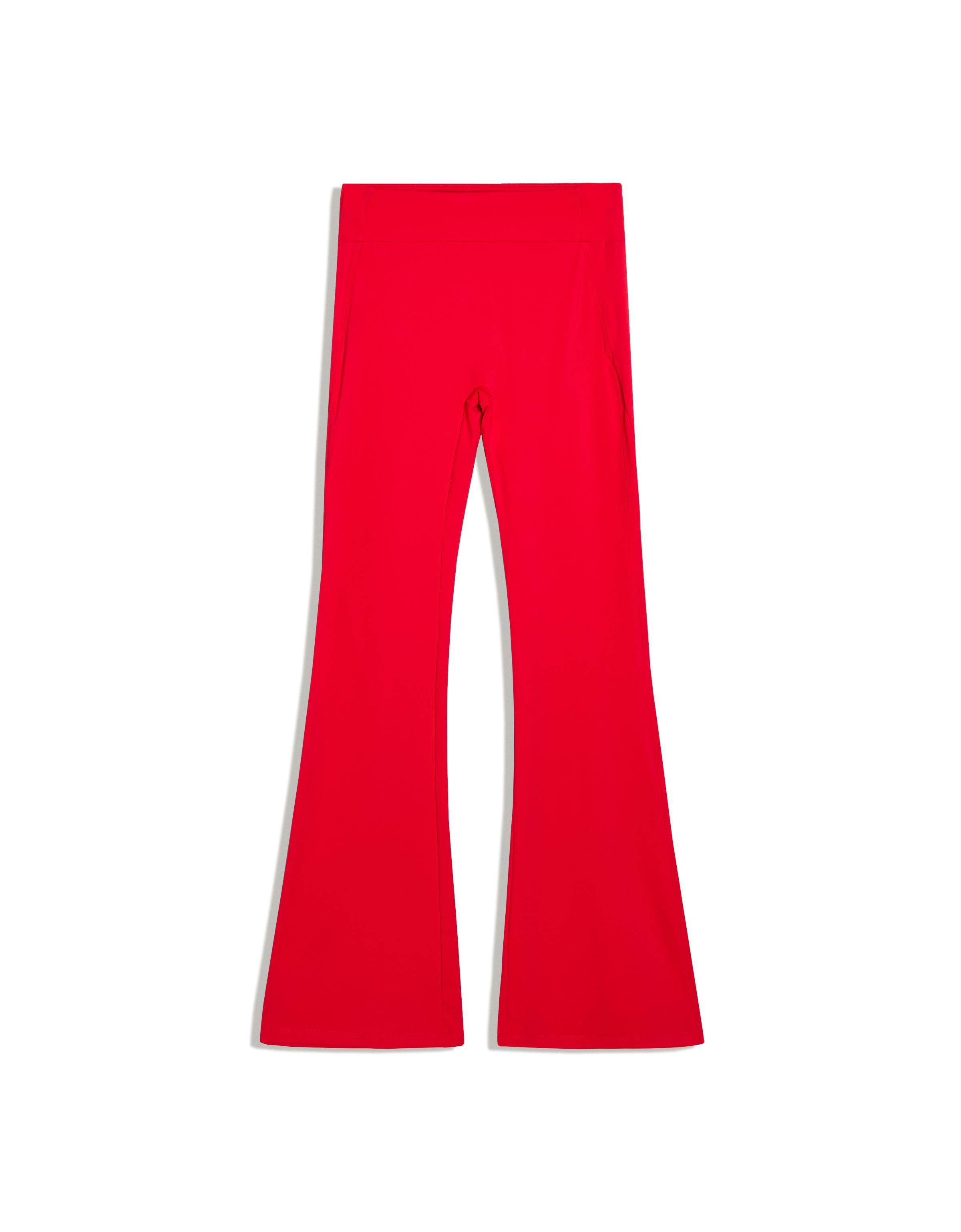 Breathable & Quick Dry flared technical trousers — Red
