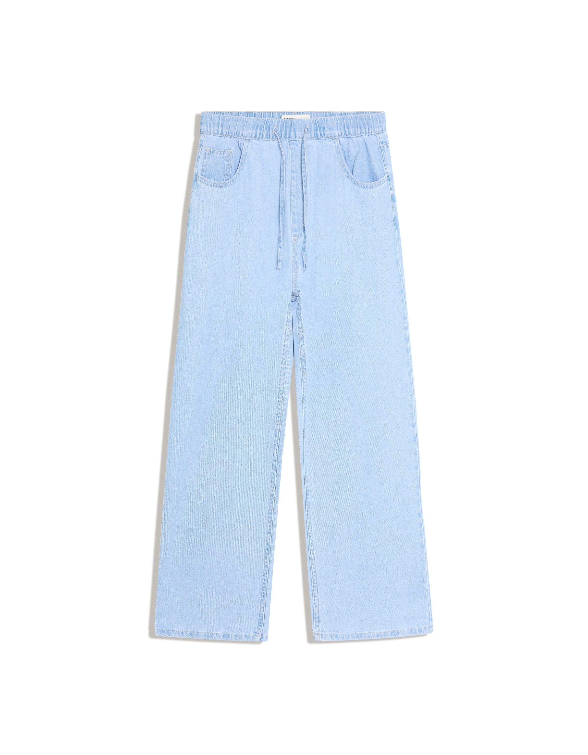 Straight jogger jeans — Light blue