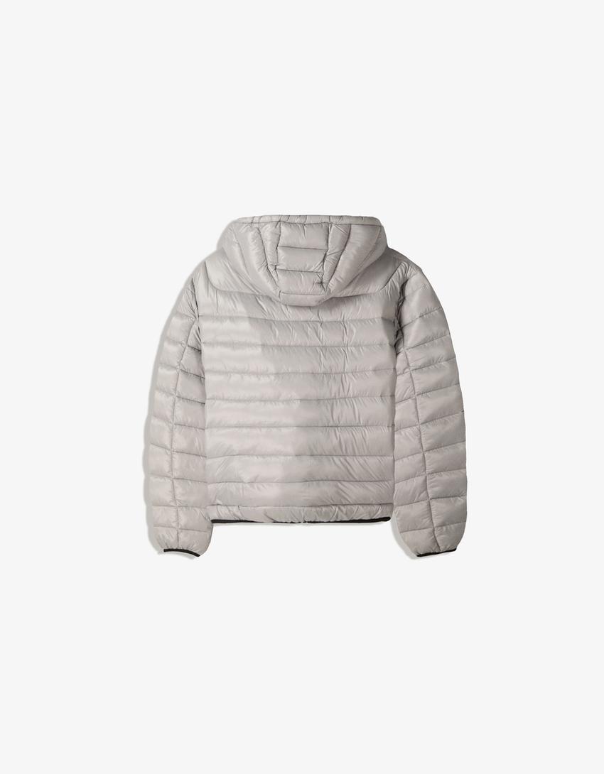Lightweight puffer jacket-Grey