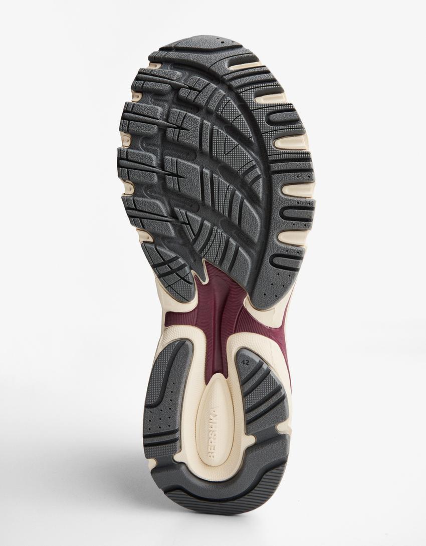 Multi-piece sneakers-Grey-1