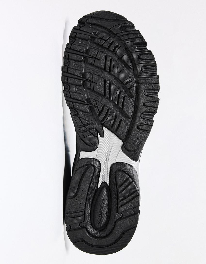 Multi-piece trainers-BLACK