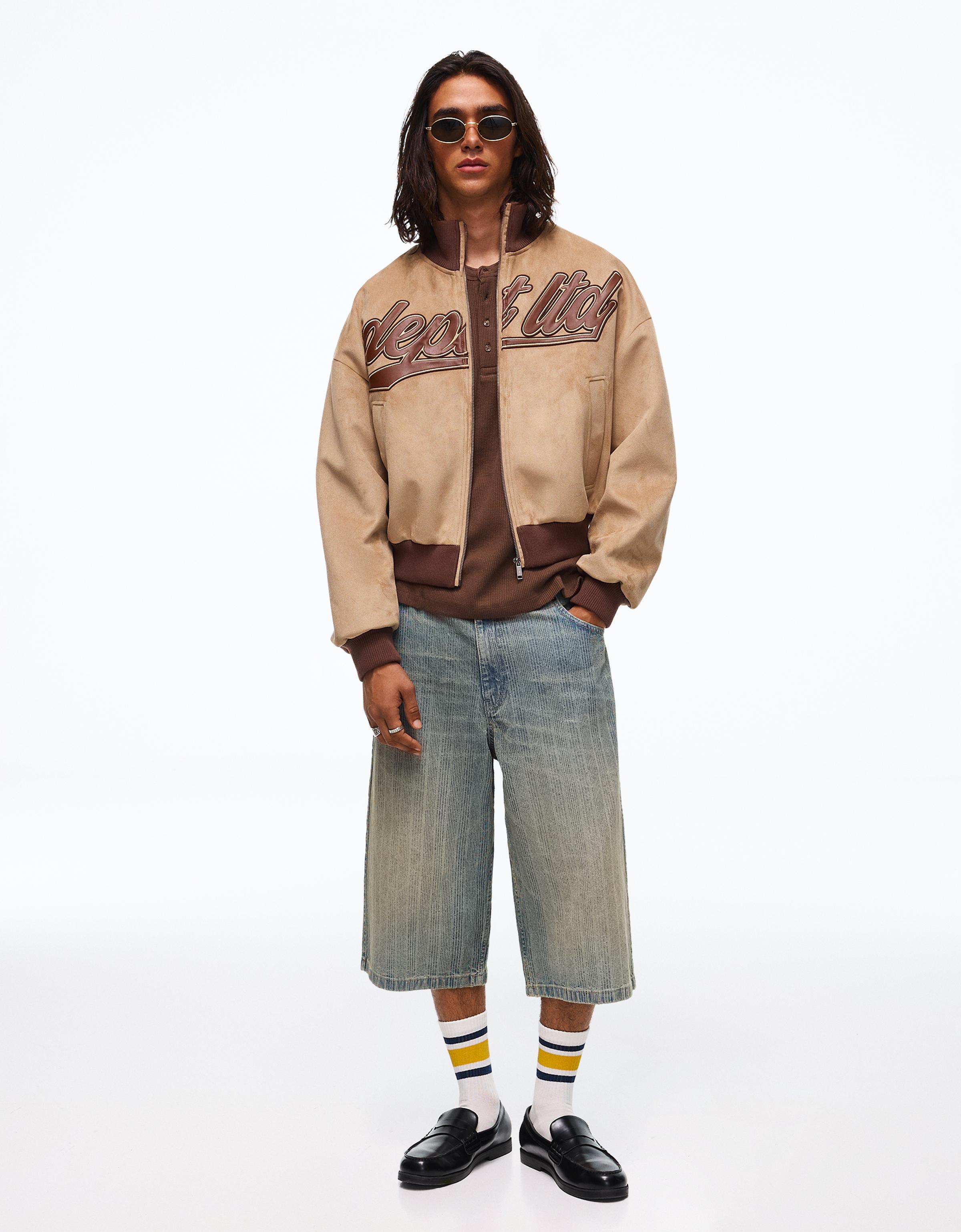 Süet görünümlü ceket - Görsel 44