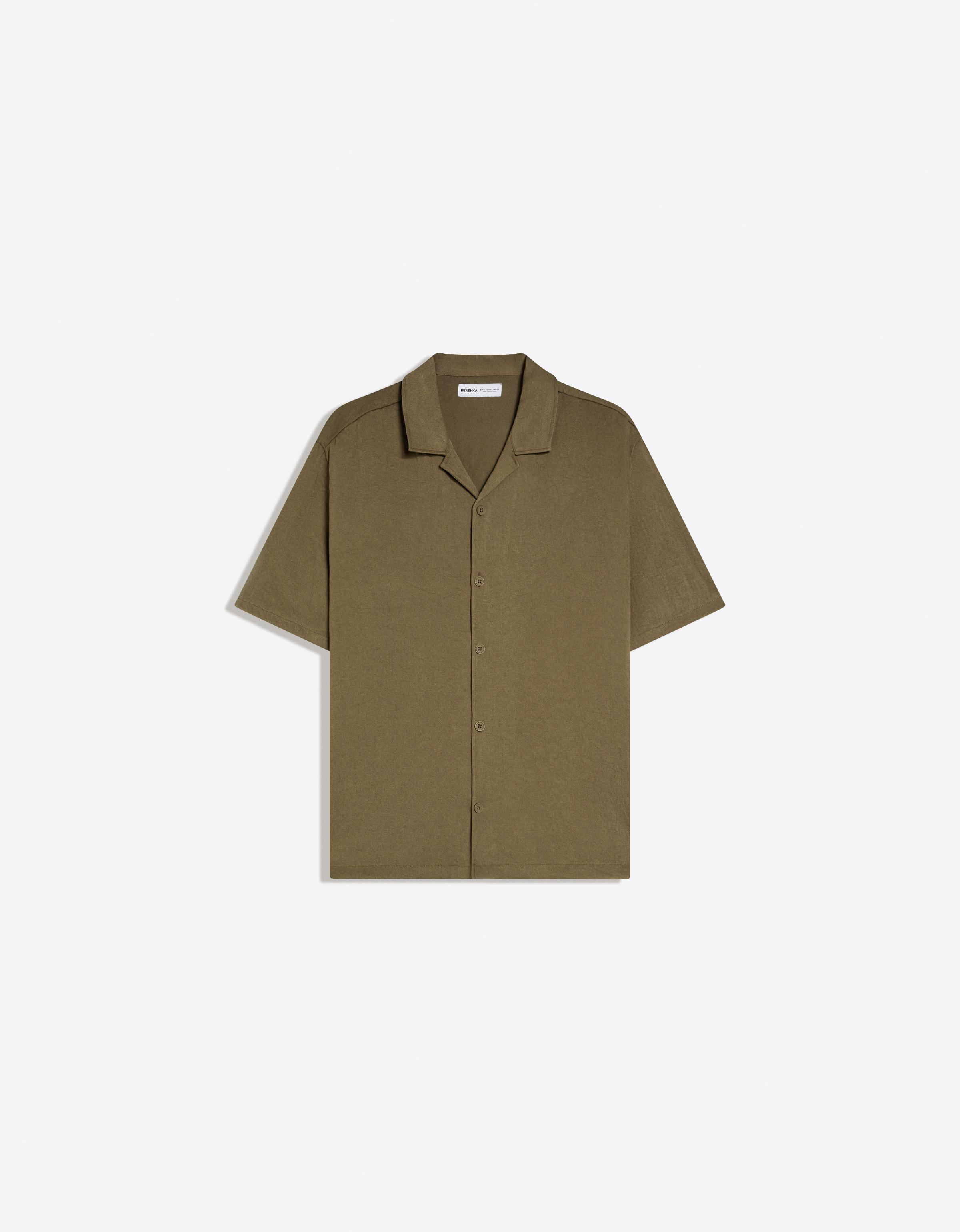Rustic short sleeve shirt — Khaki