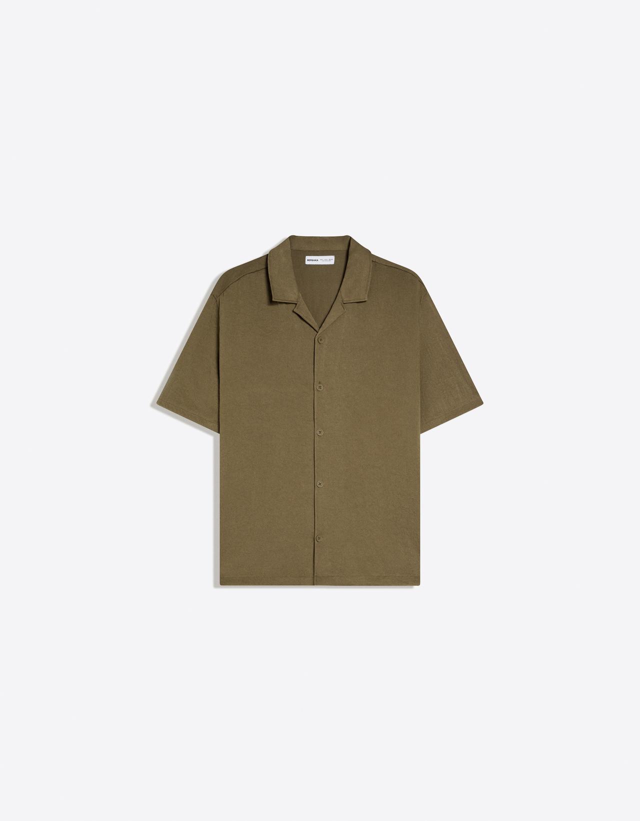 Rustic short sleeve shirt — Khaki