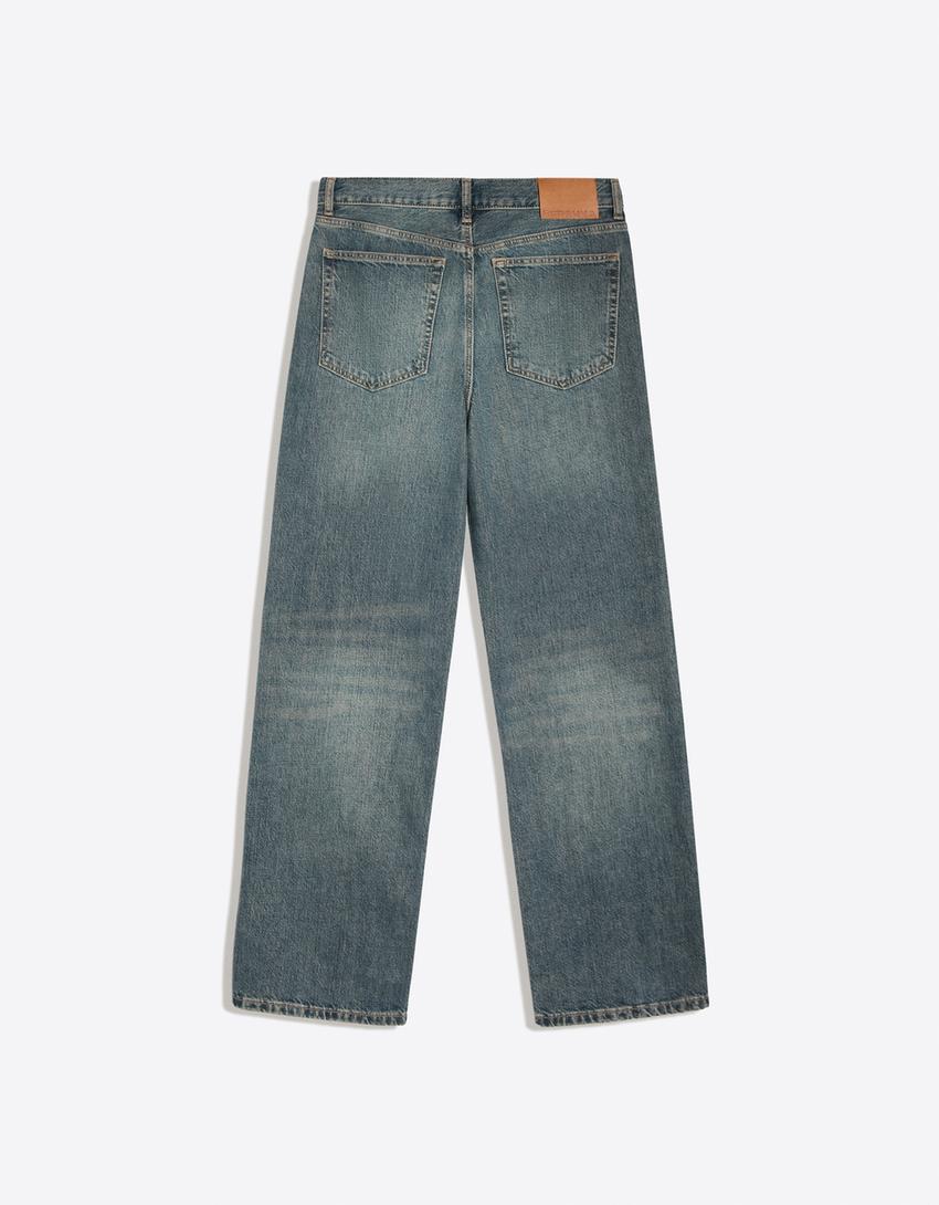 Jean baggy fit-Bleu