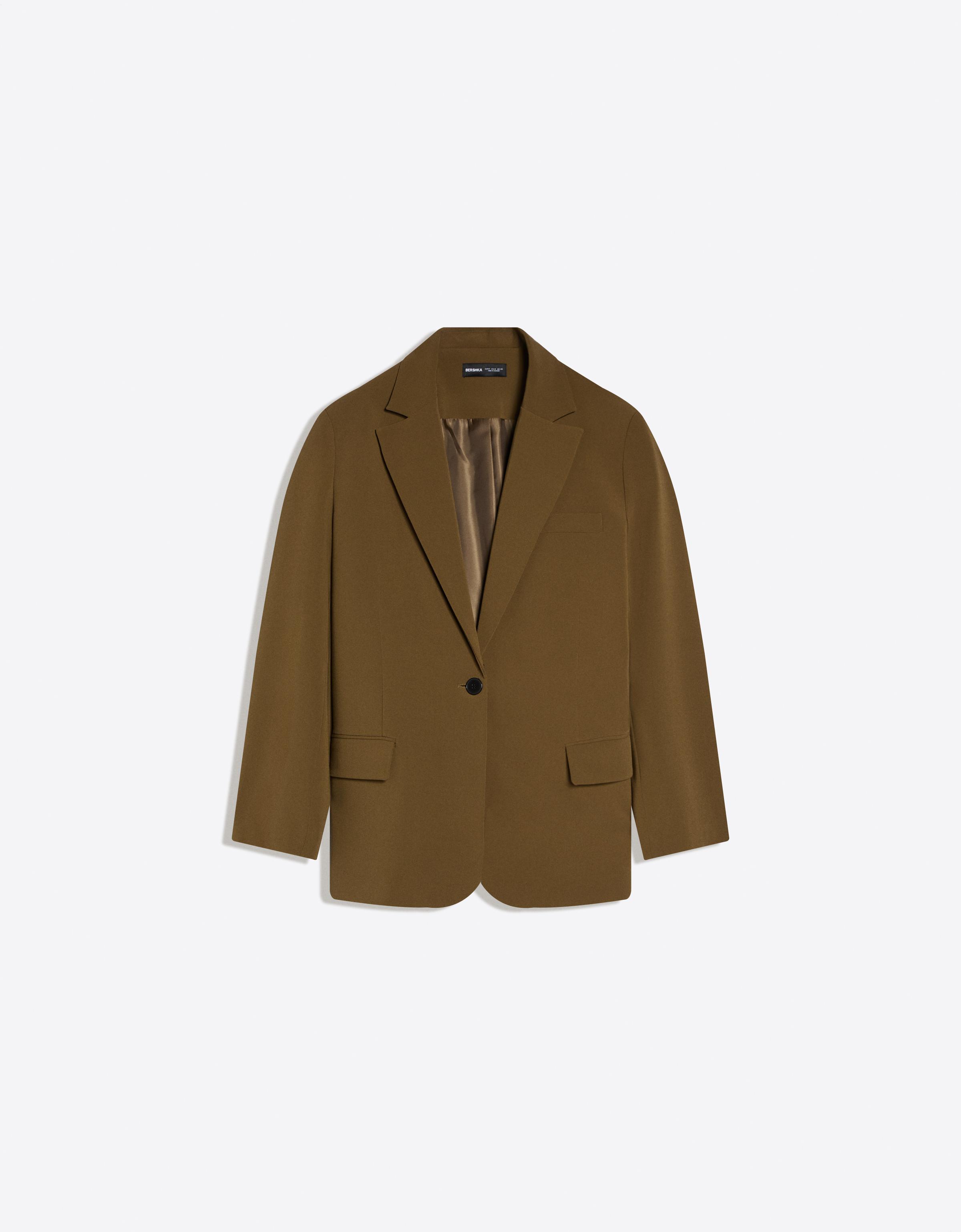 Blazer with back buckle