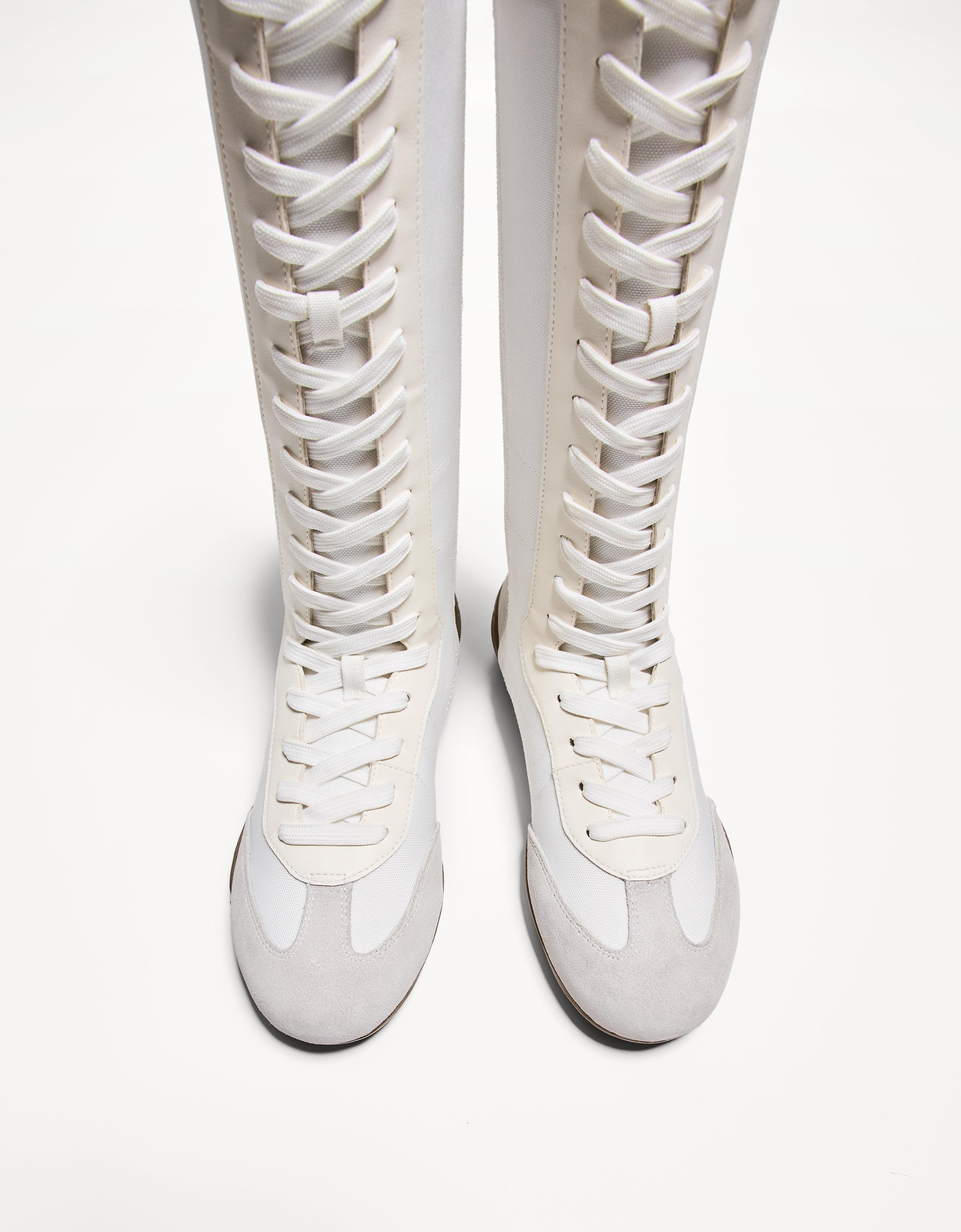 Boxing high-top sneakers - Women | Bershka