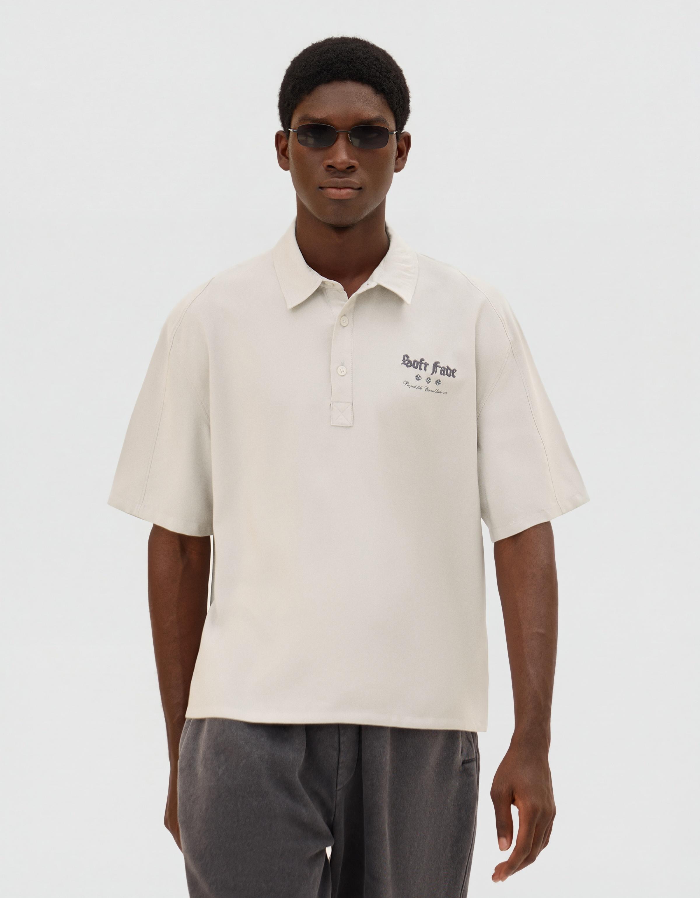 Kısa kollu nakışlı polo - Görsel 35