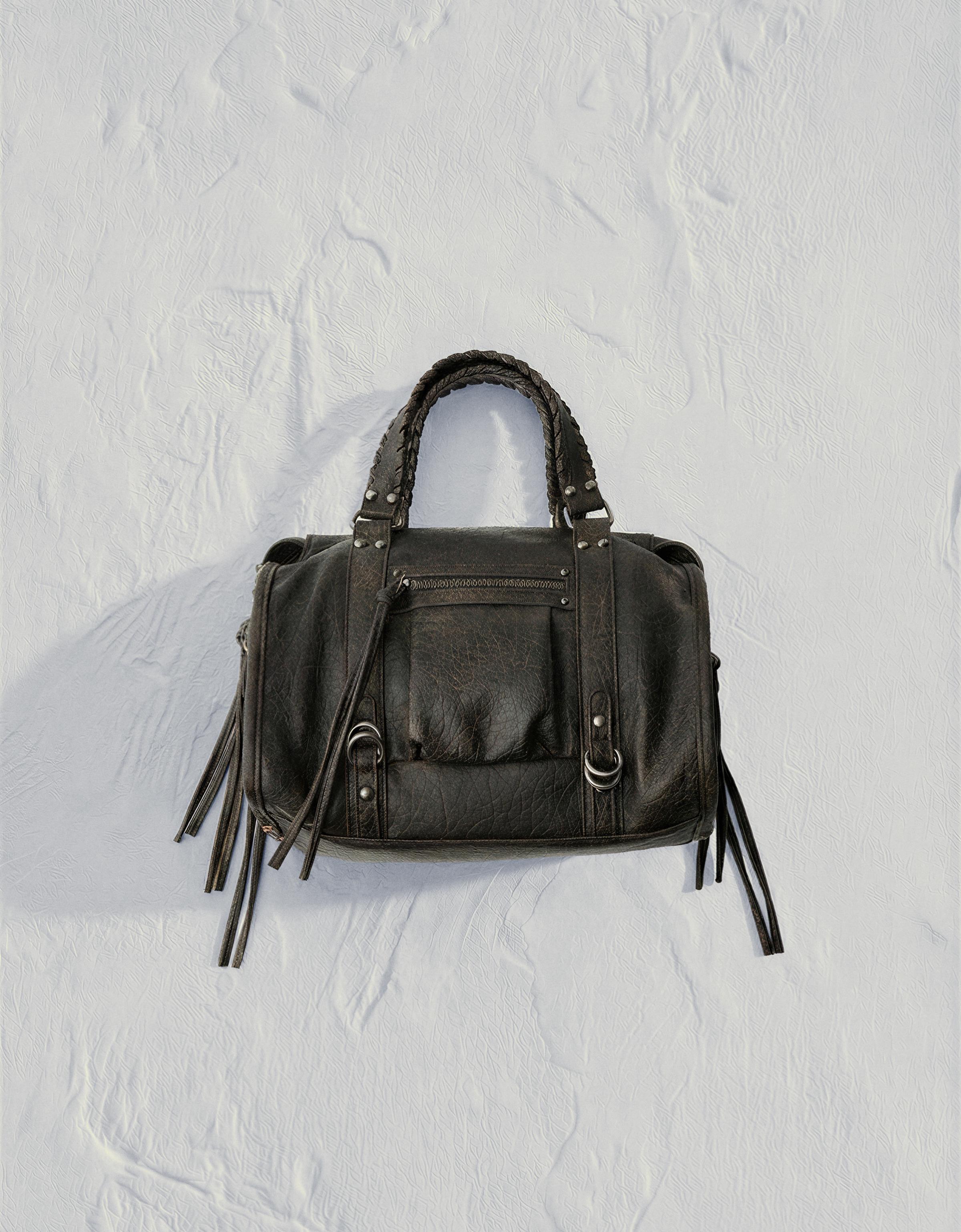 Bowling bag with straps — Black