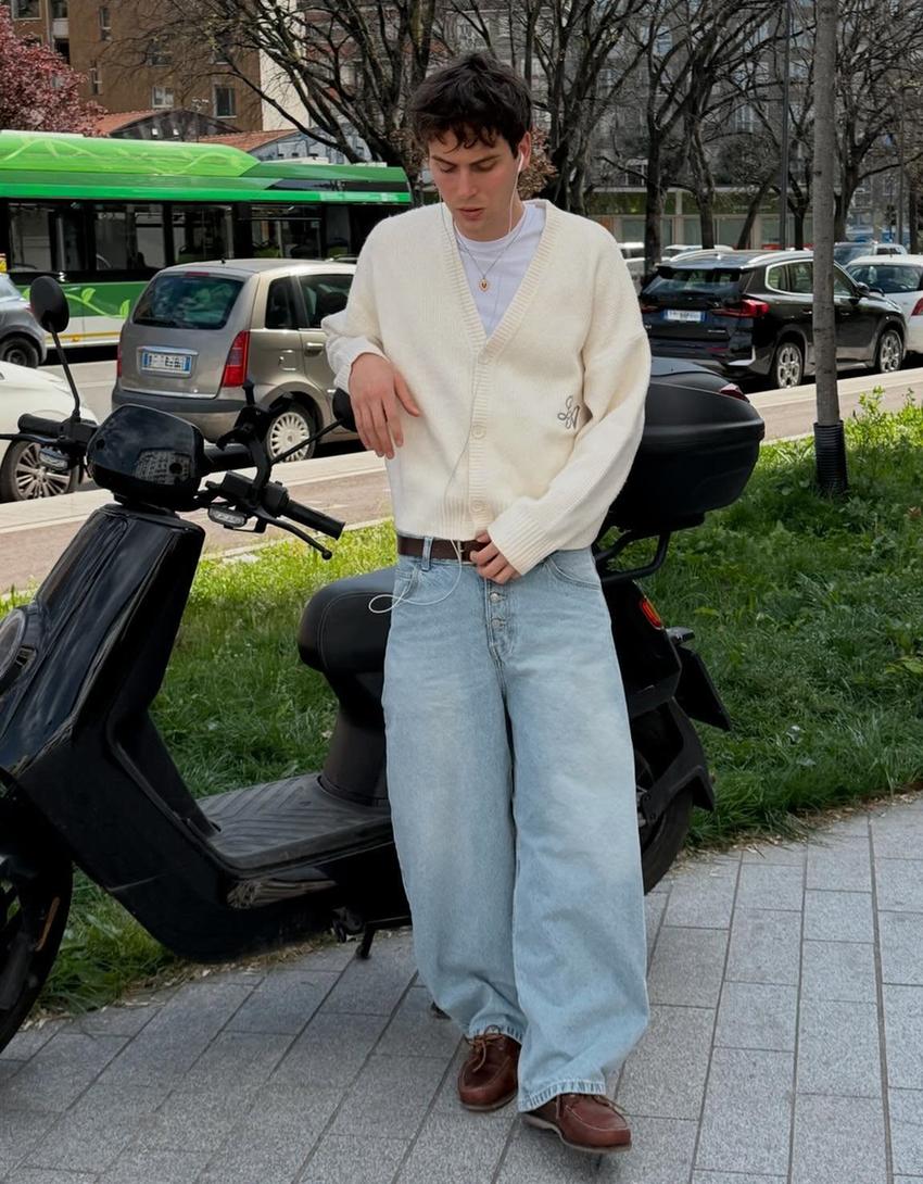 Barrel jeans-Light blue