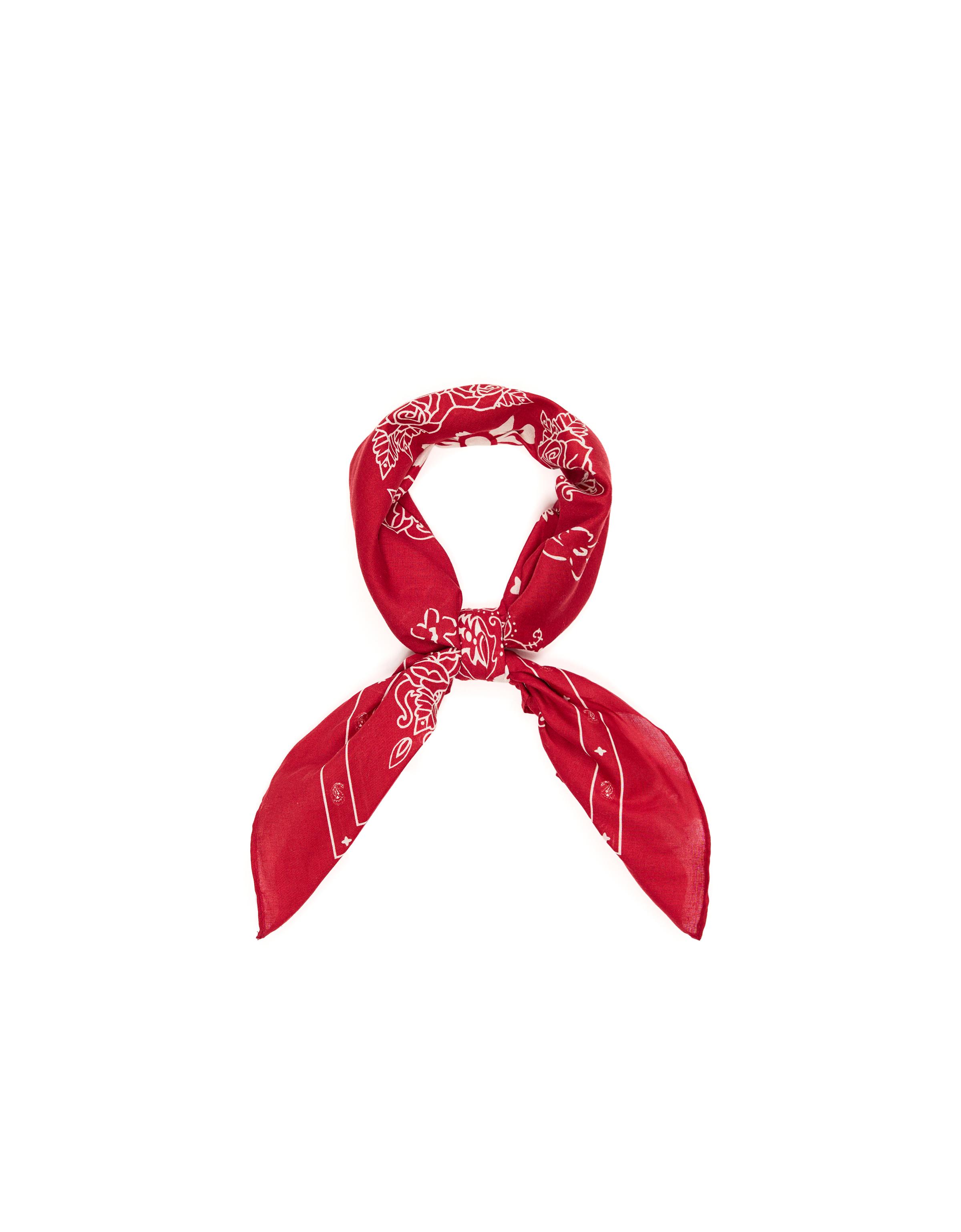 Printed bandana — Red