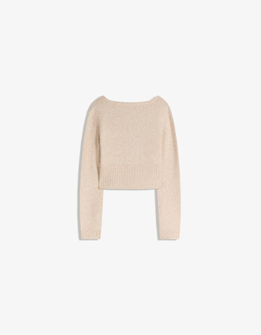 Cardigan nasturi-Nisip