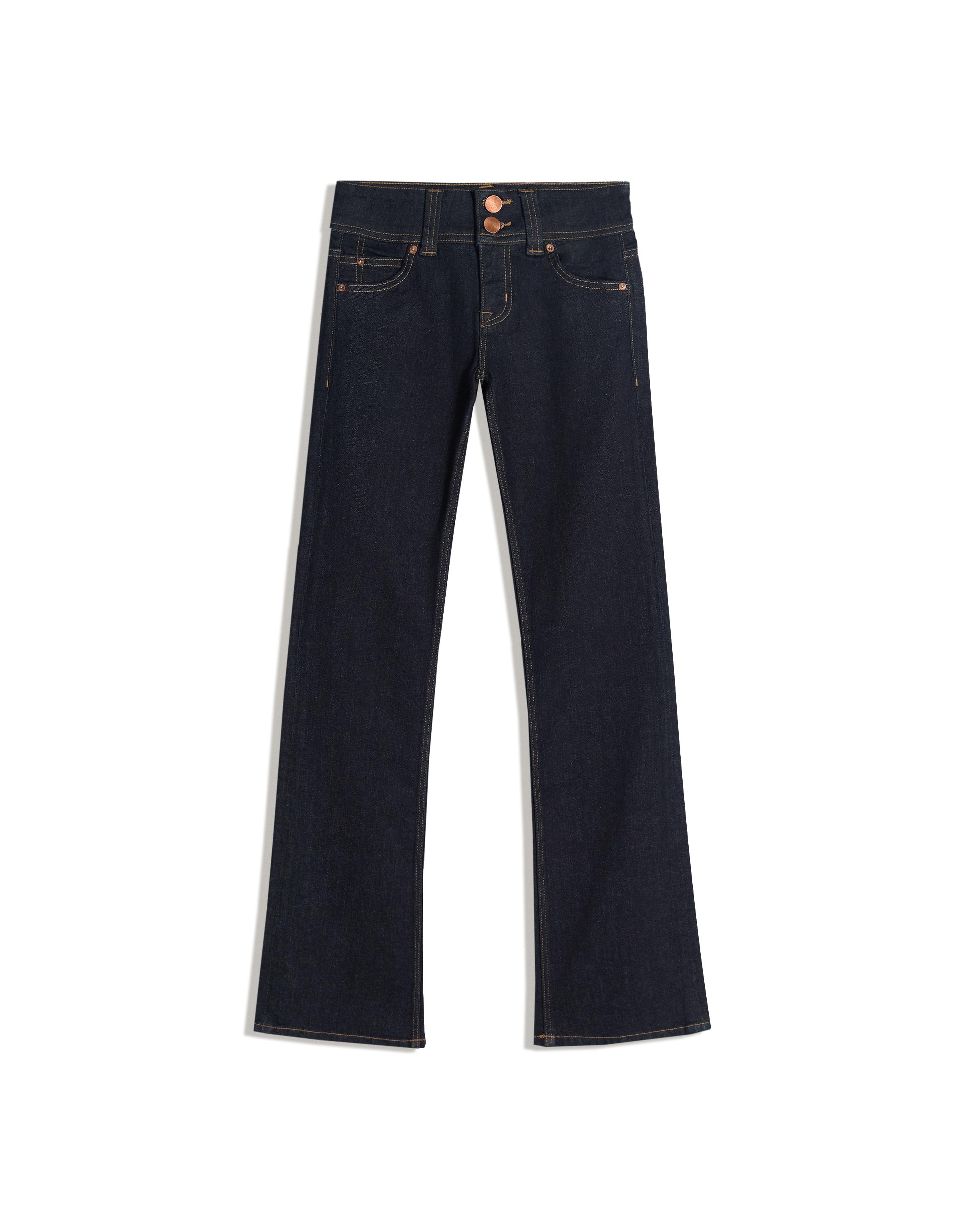 Düşük bel kapaklı bootcut jean - Görsel 115