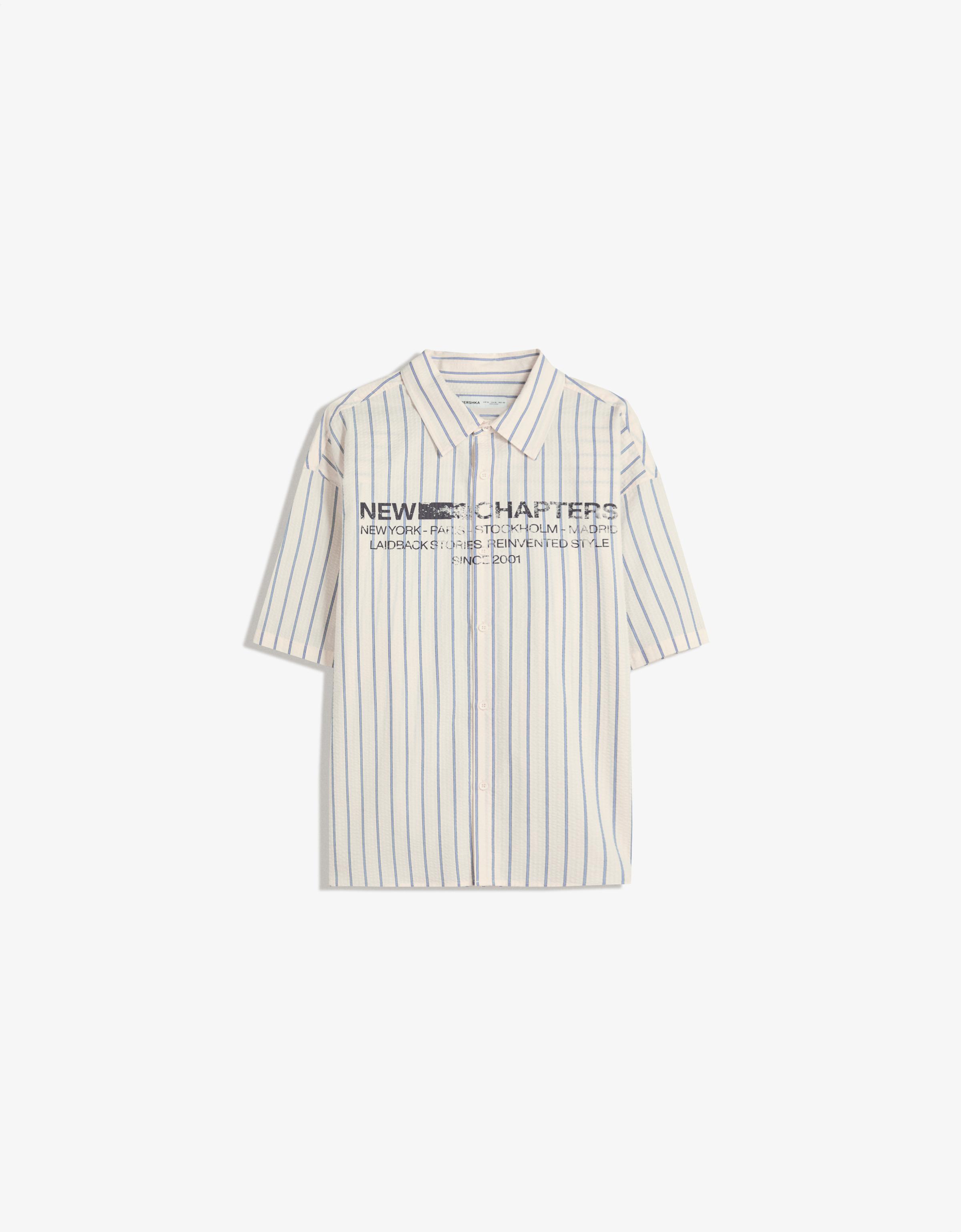スペイン発♪Bershka☆プリント半袖シャツ 楽天市場】【中古】【古着】 Bershka 半袖 プリント Tシャツ S