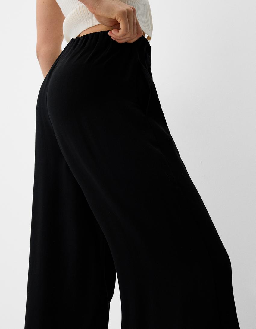 Pantalon large-Noir-5