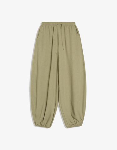 Rustic sarouel trousers — Khaki 5